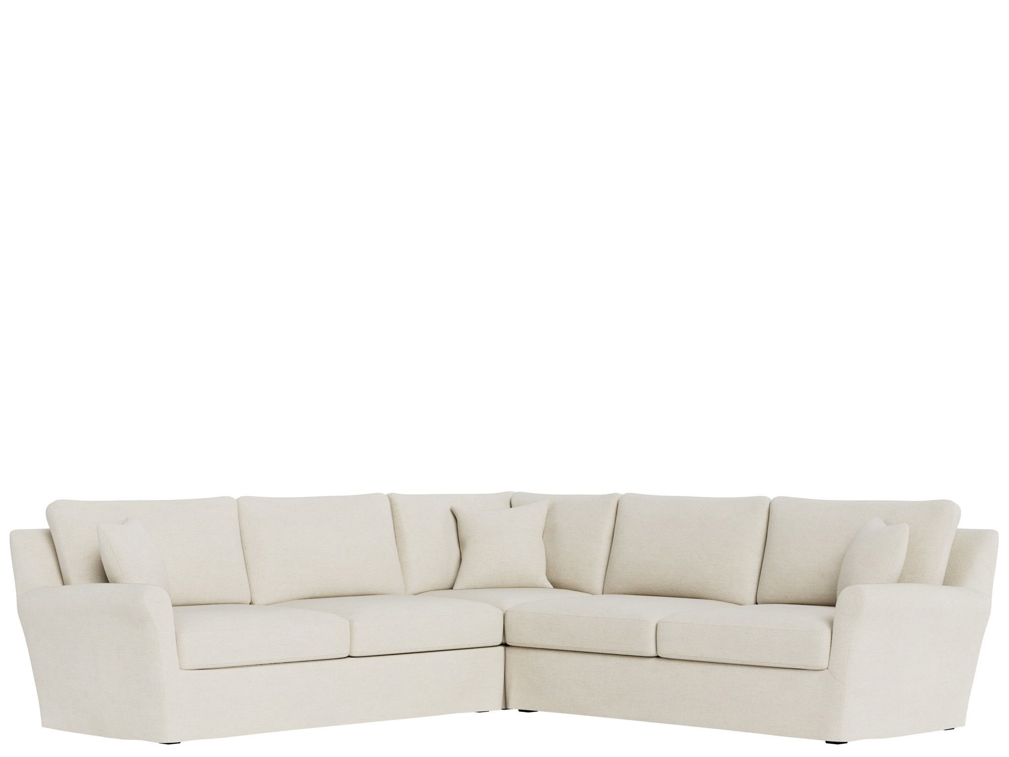 Clermont Slipcover Sectional - Special Order - Silo with a white background
