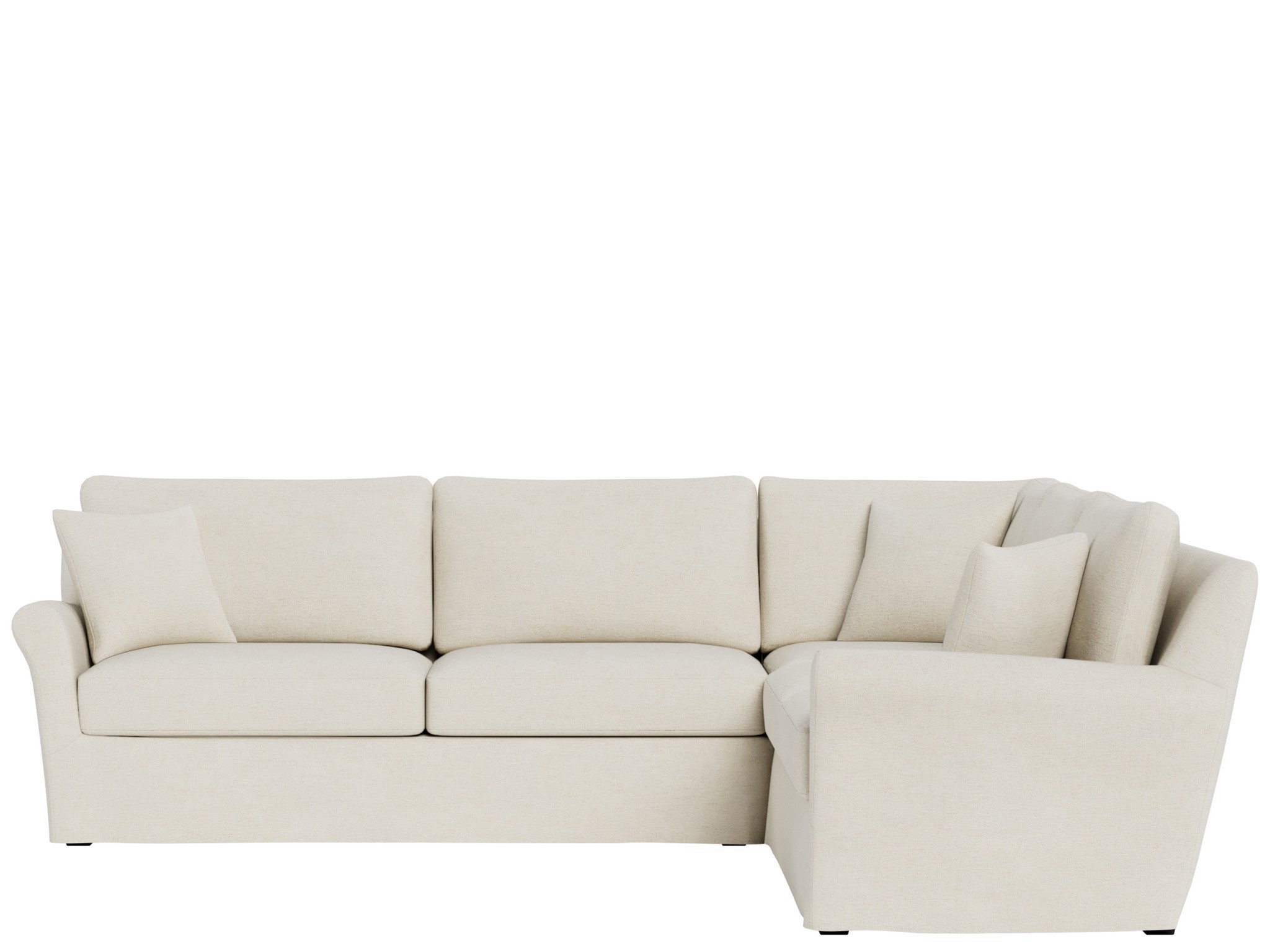 Clermont Slipcover Sectional - Special Order - Silo with a white background