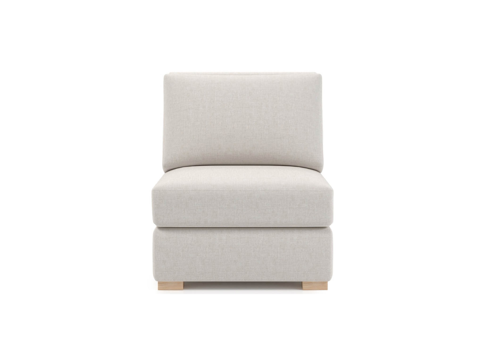 Filmore Armless Chair - Special Order - Silo with a white background