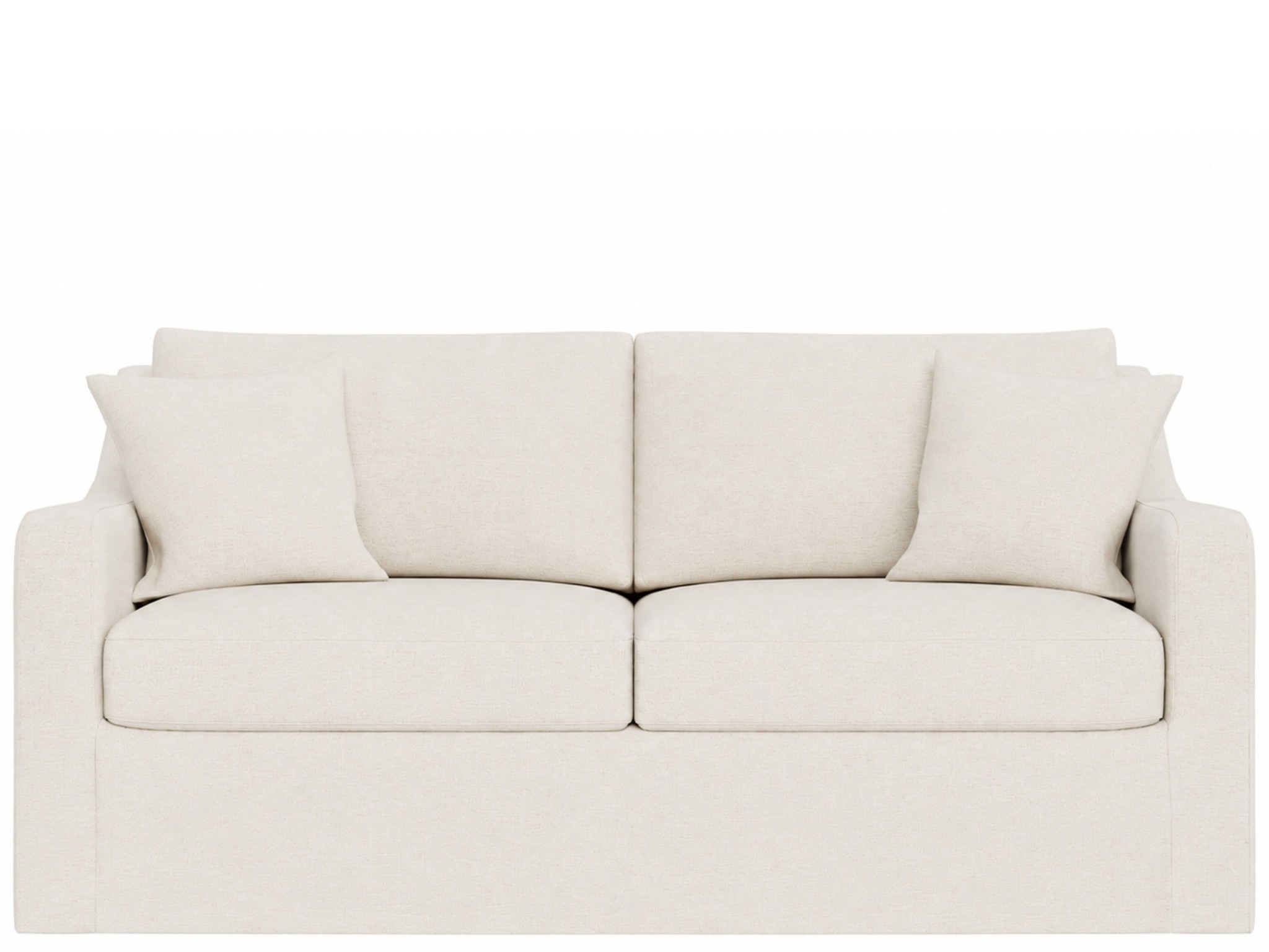 Filmore Slipcover Apartment Sofa - Special Order - Silo with a white background