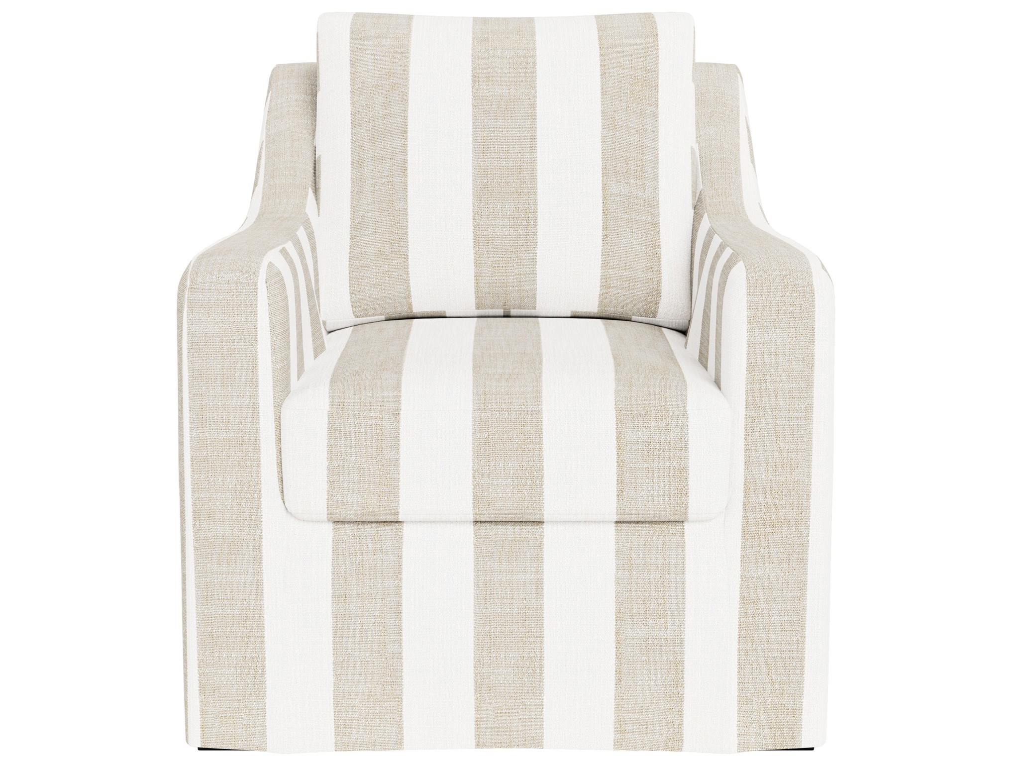 Filmore Slipcover Swivel Chr Outdoor-Special Order - Silo with a white background