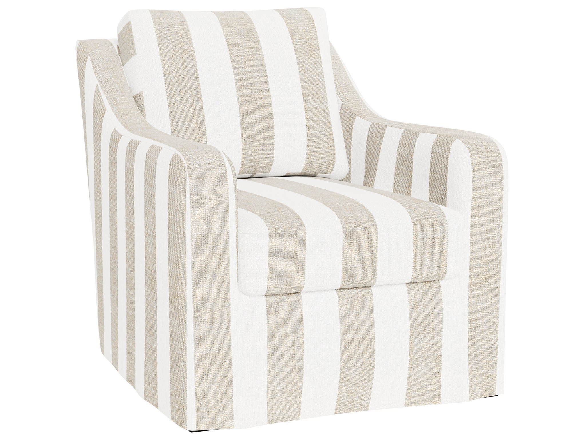 Filmore Slipcover Swivel Chr Outdoor-Special Order - Silo with a white background