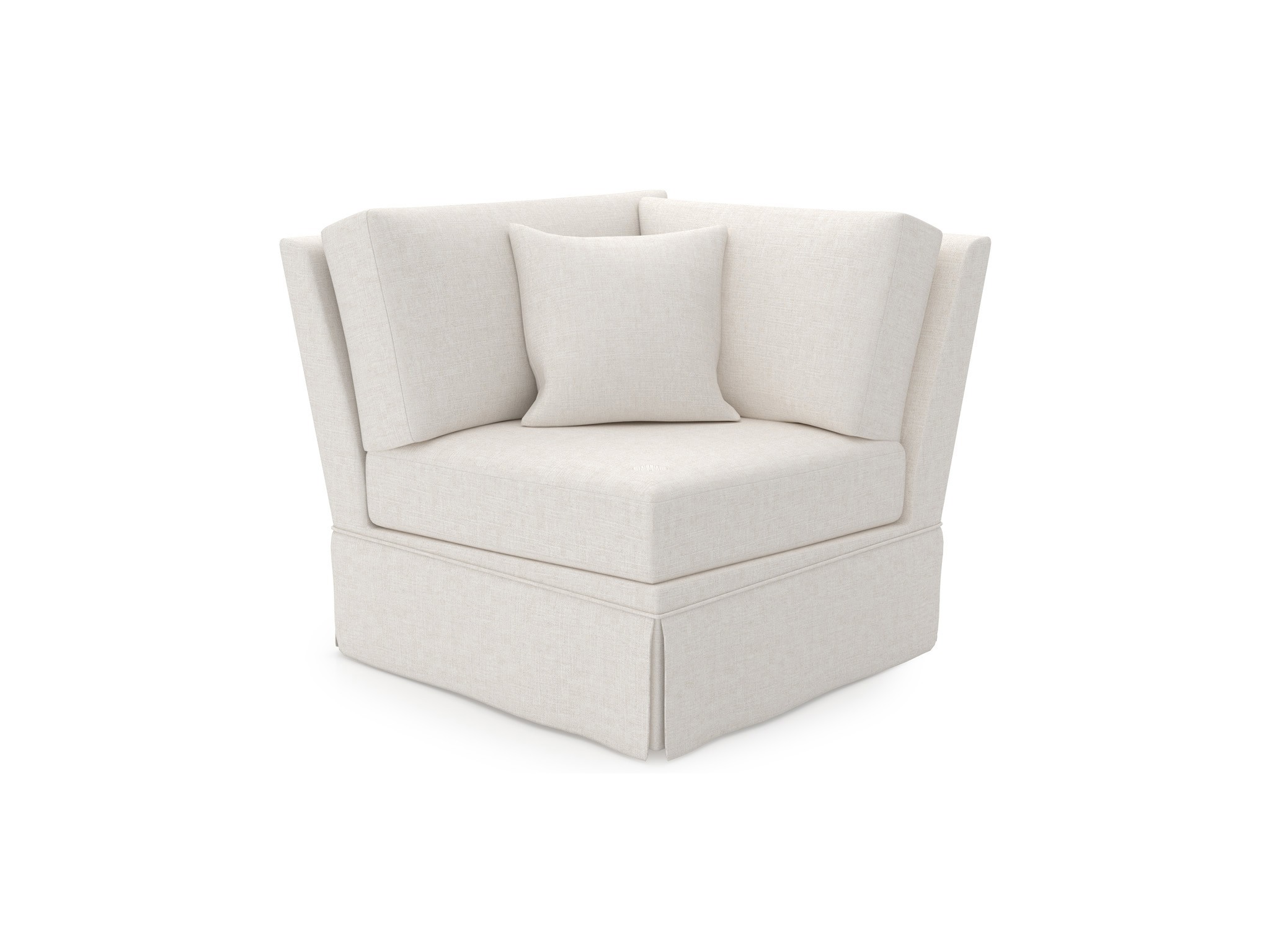 Filmore Skirted Corner - Special Order - Silo with a white background