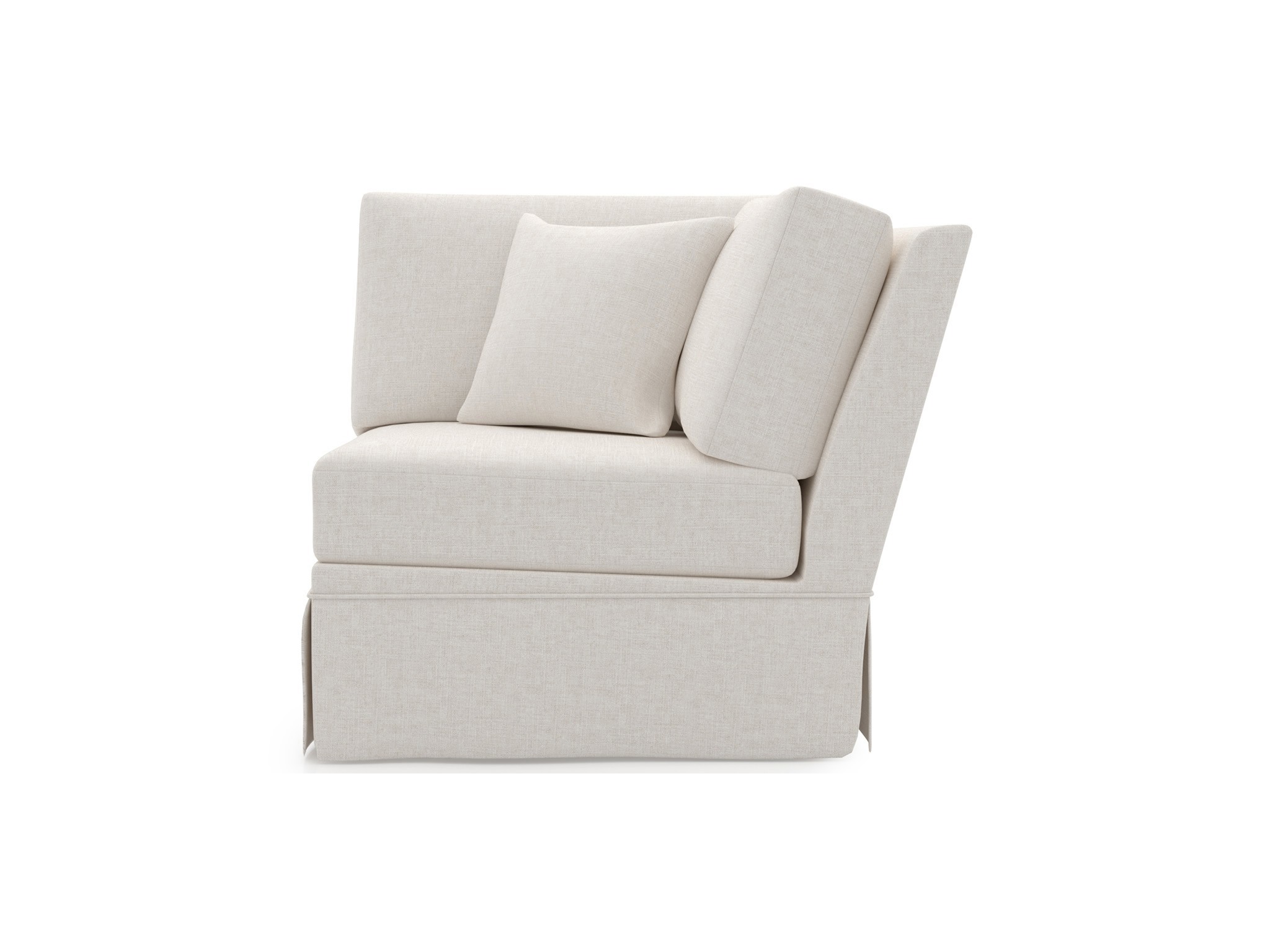 Filmore Skirted Corner - Special Order - Silo with a white background