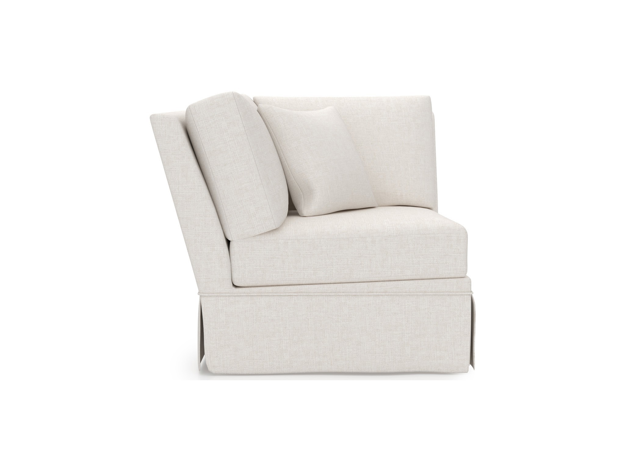 Filmore Skirted Corner - Special Order - Silo with a white background