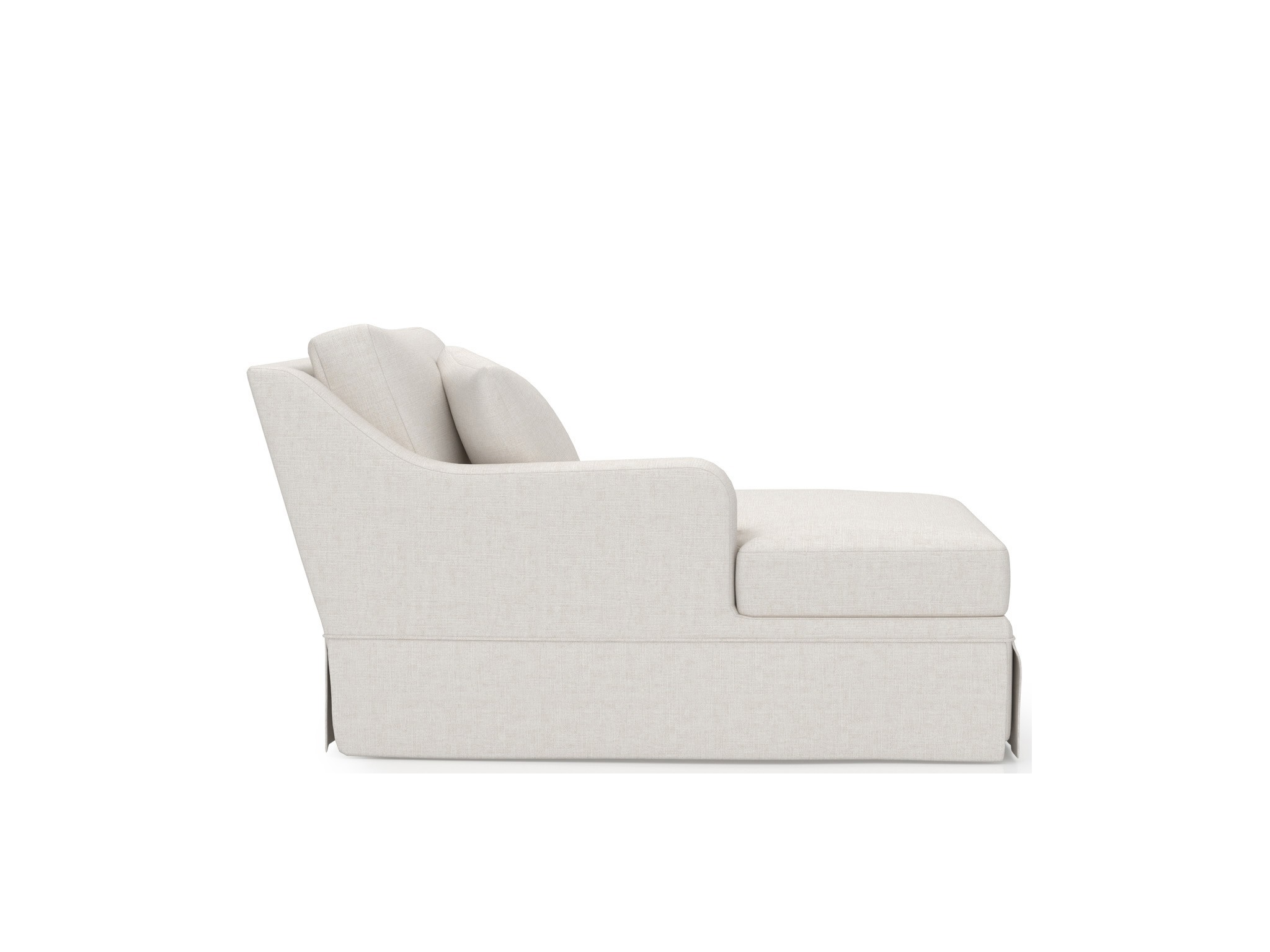 Filmore Skirted Chaise LAF- Special Order - Silo with a white background