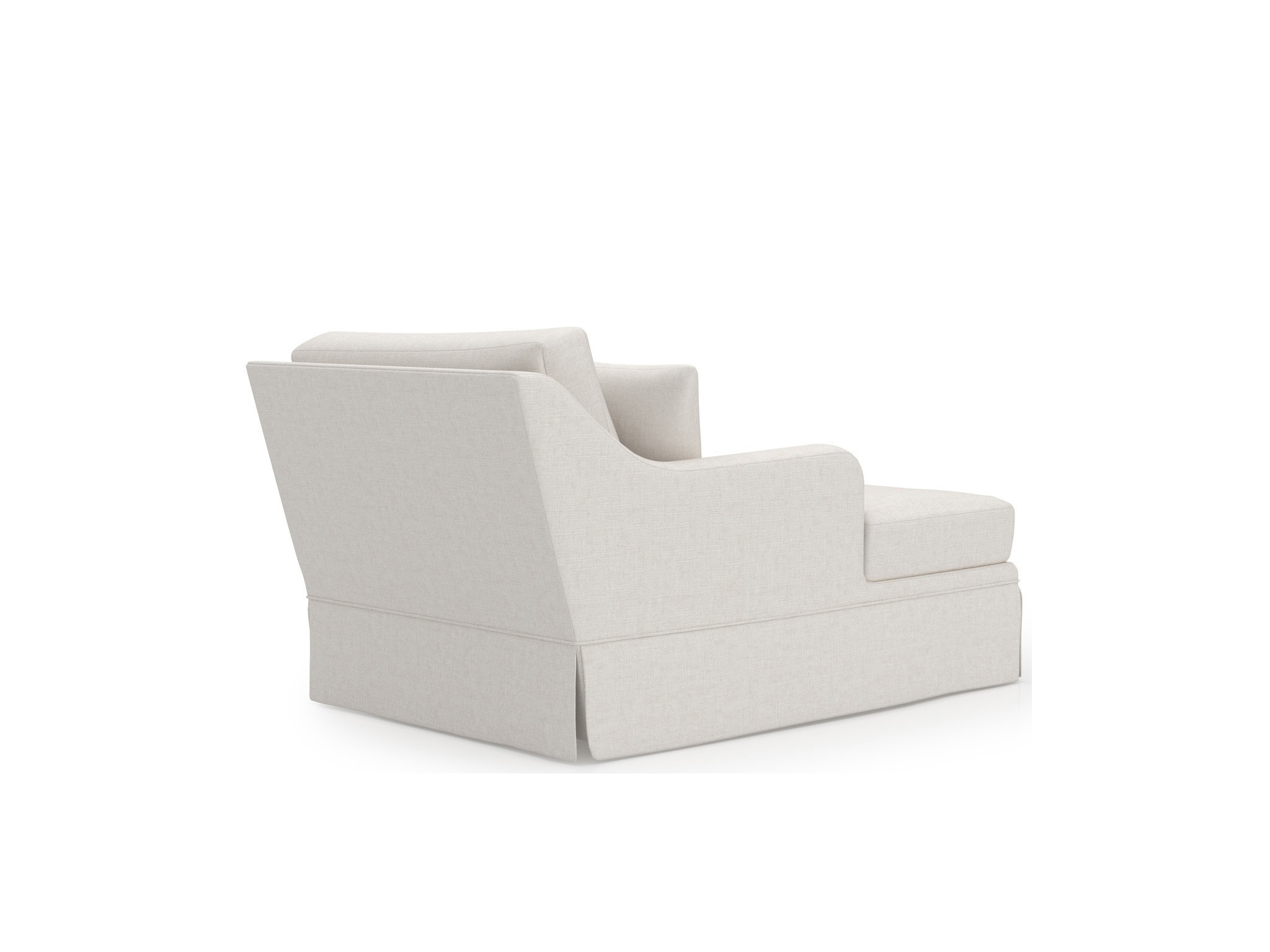 Filmore Skirted Chaise LAF- Special Order - Silo with a white background