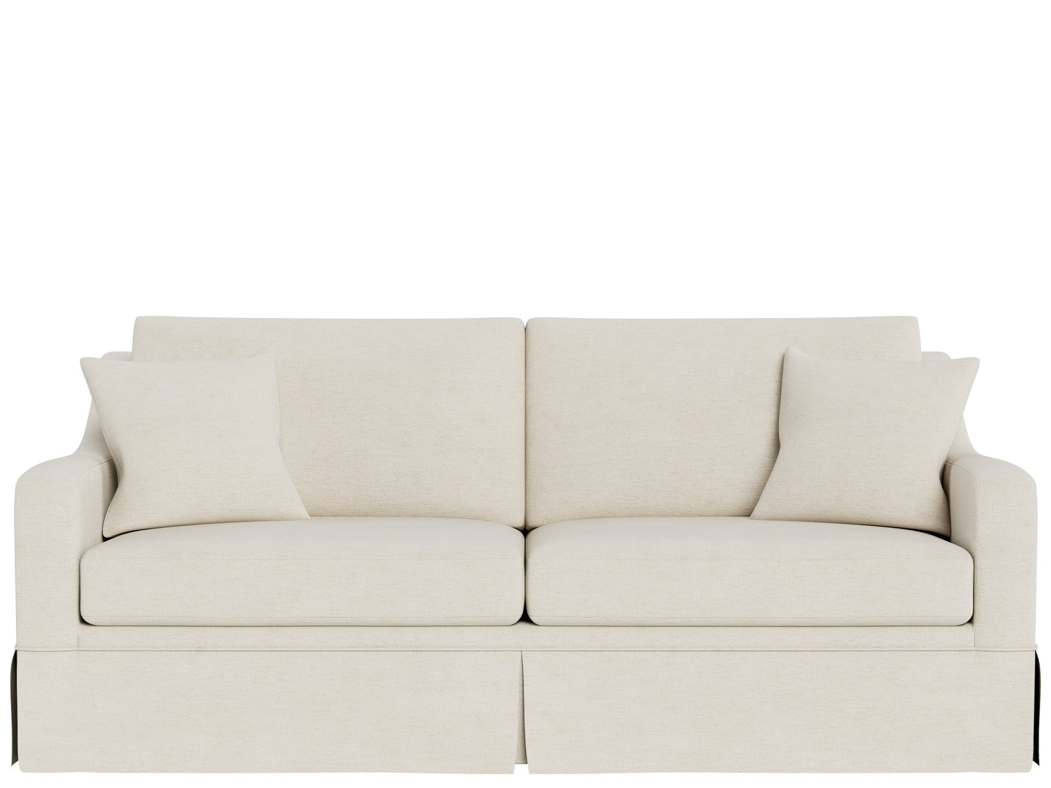 Filmore Skirted Apartment Sofa - Special Order - Silo with a white background