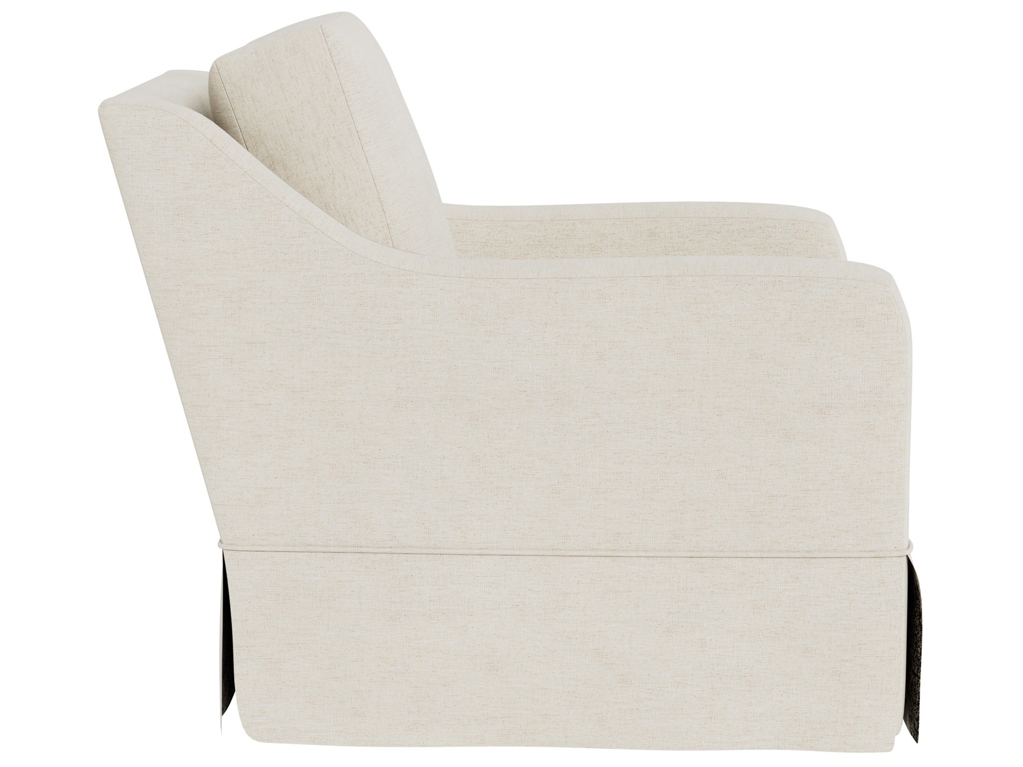 Filmore Skirted Chair - Special Order - Silo with a white background