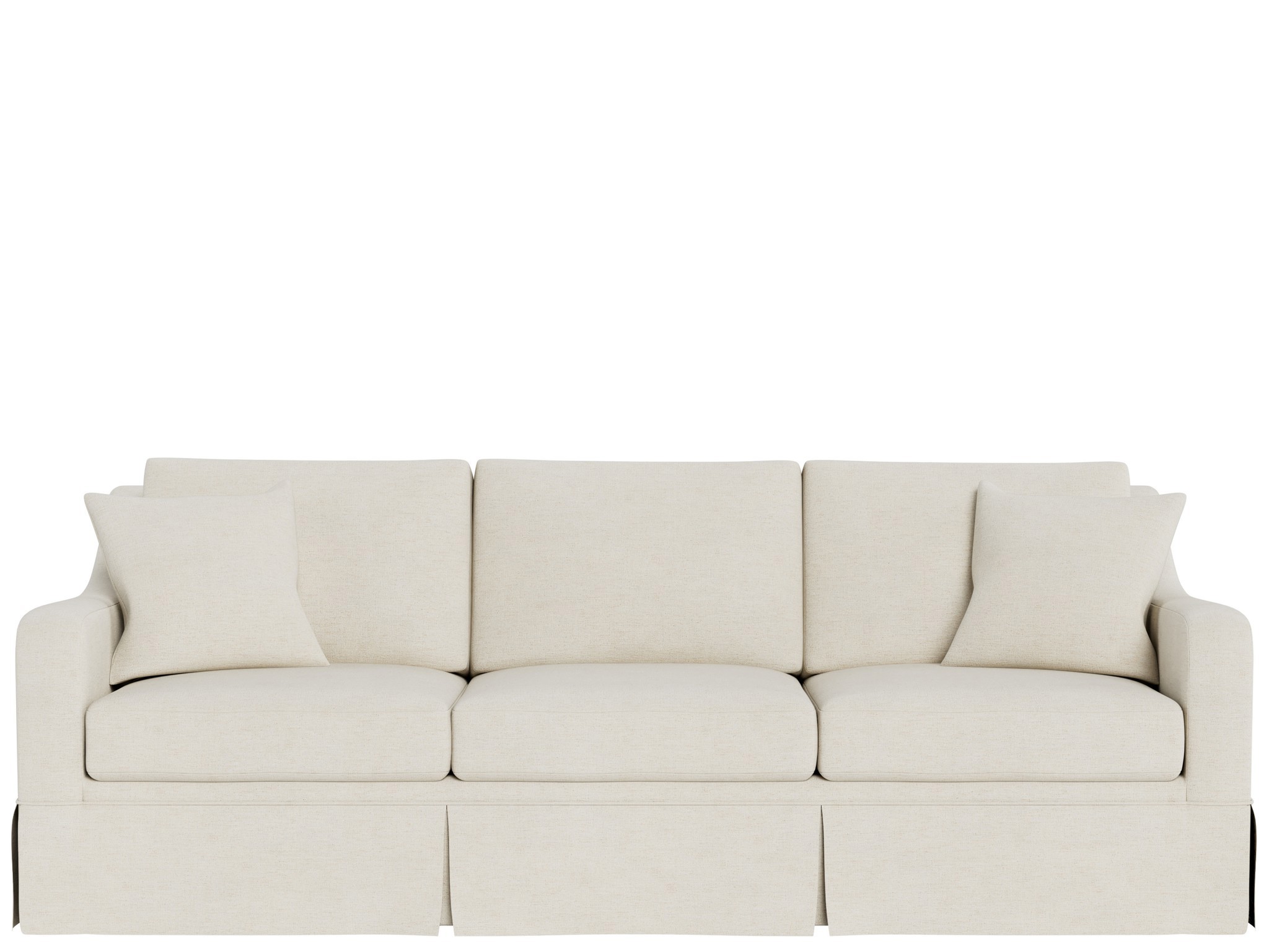 Filmore Skirted Sofa - Special Order - Silo with a white background