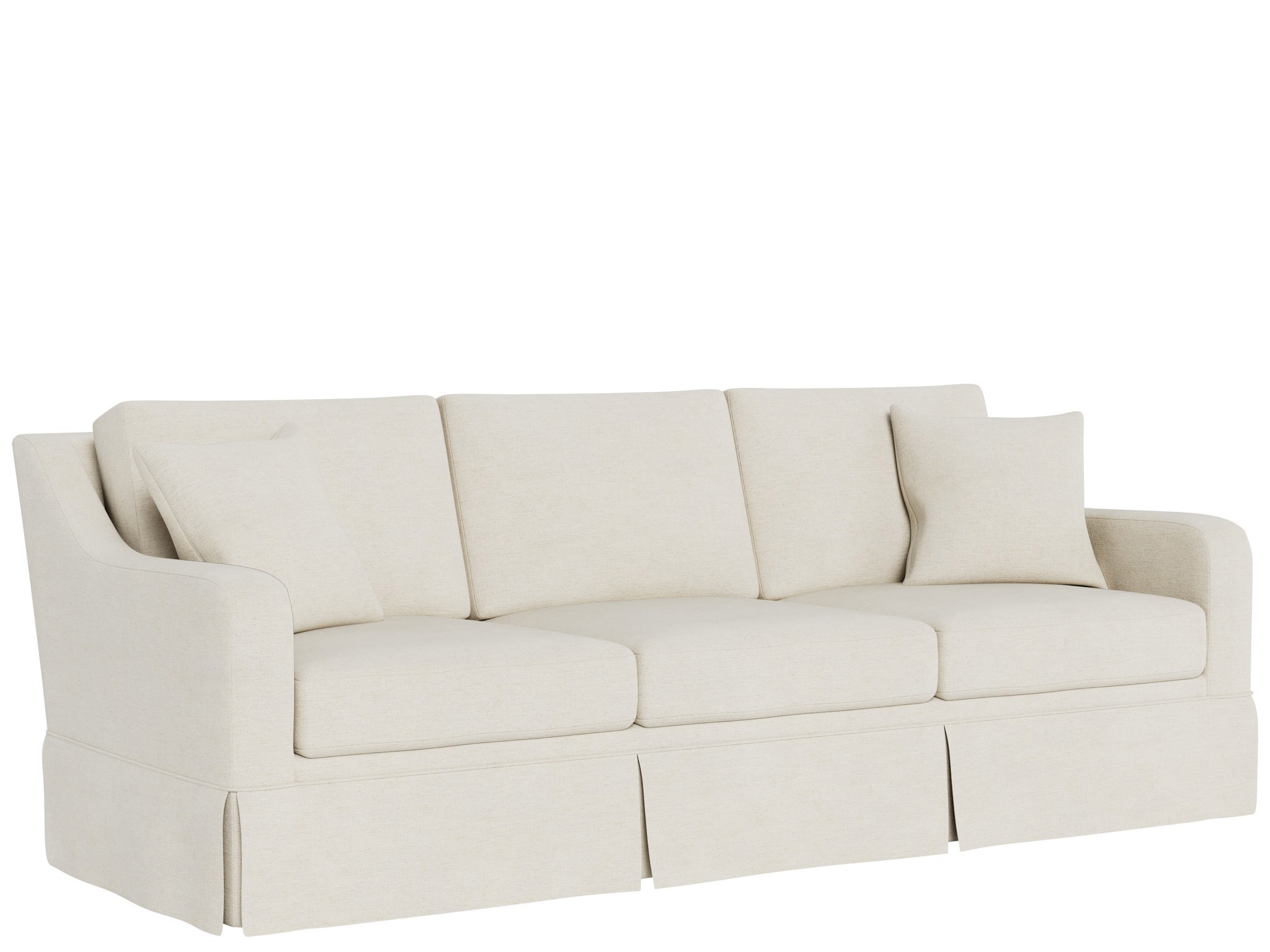 Filmore Skirted Sofa - Special Order - Silo with a white background