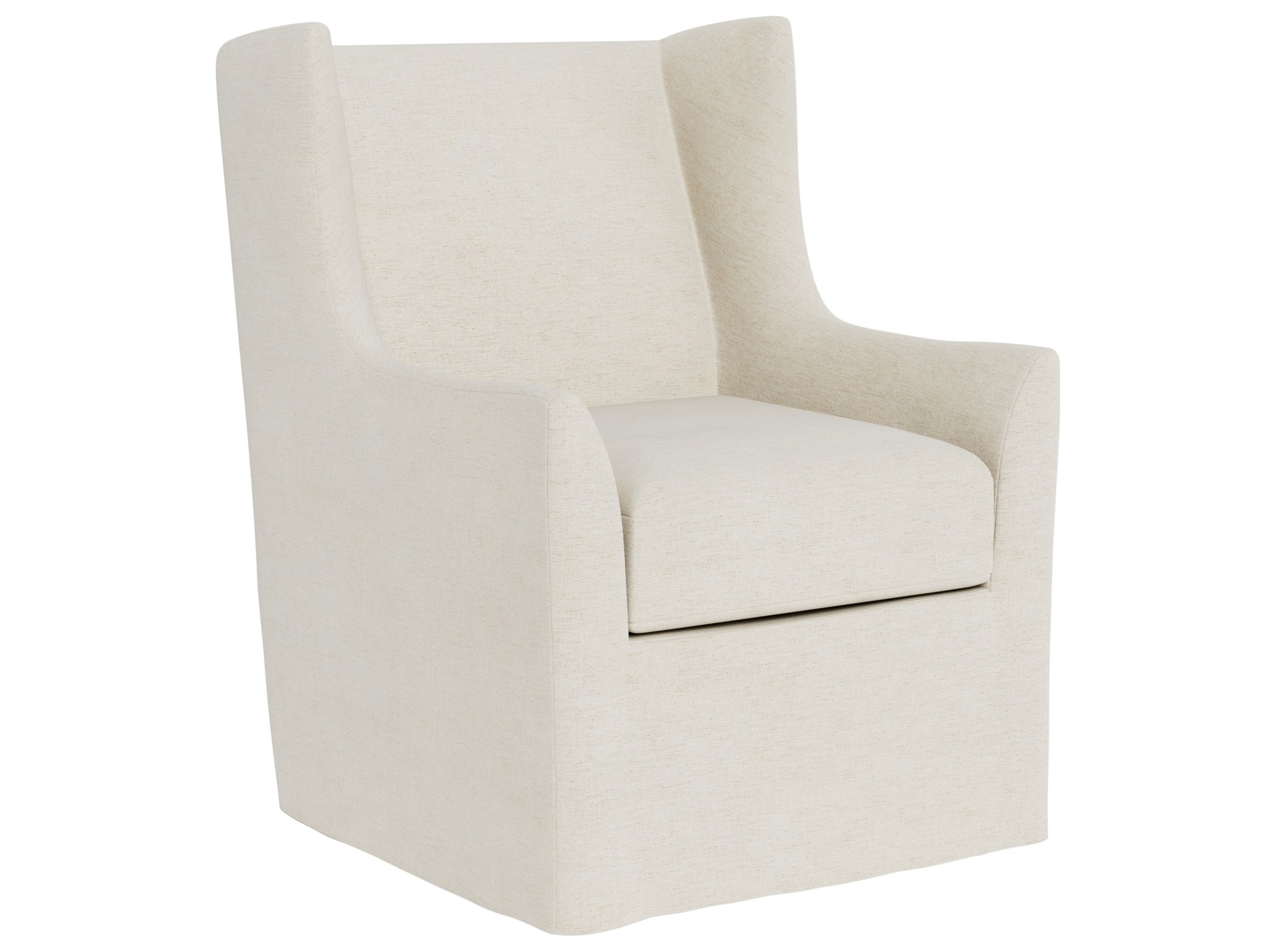 Newhall Slipcover Swivel Glider - Special Order - Silo with a white background