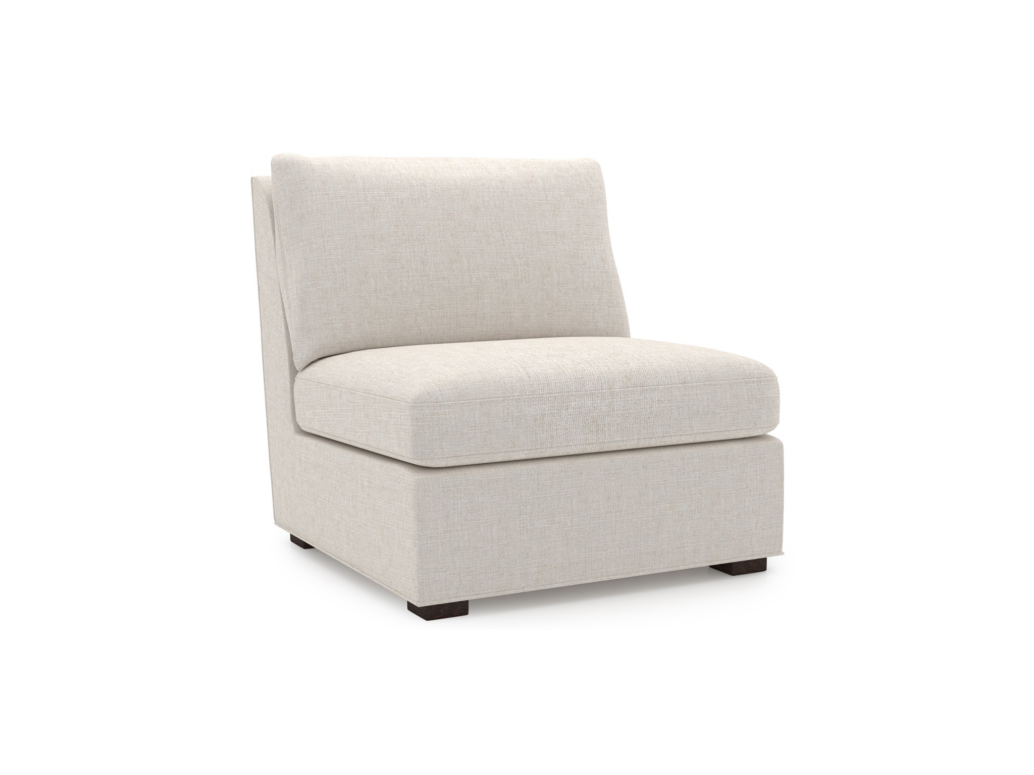 Henri Armless Chair - Special Order - Silo with a white background