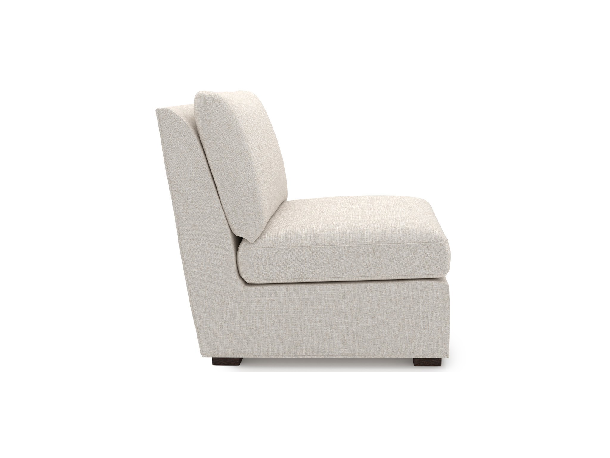 Henri Armless Chair - Special Order - Silo with a white background