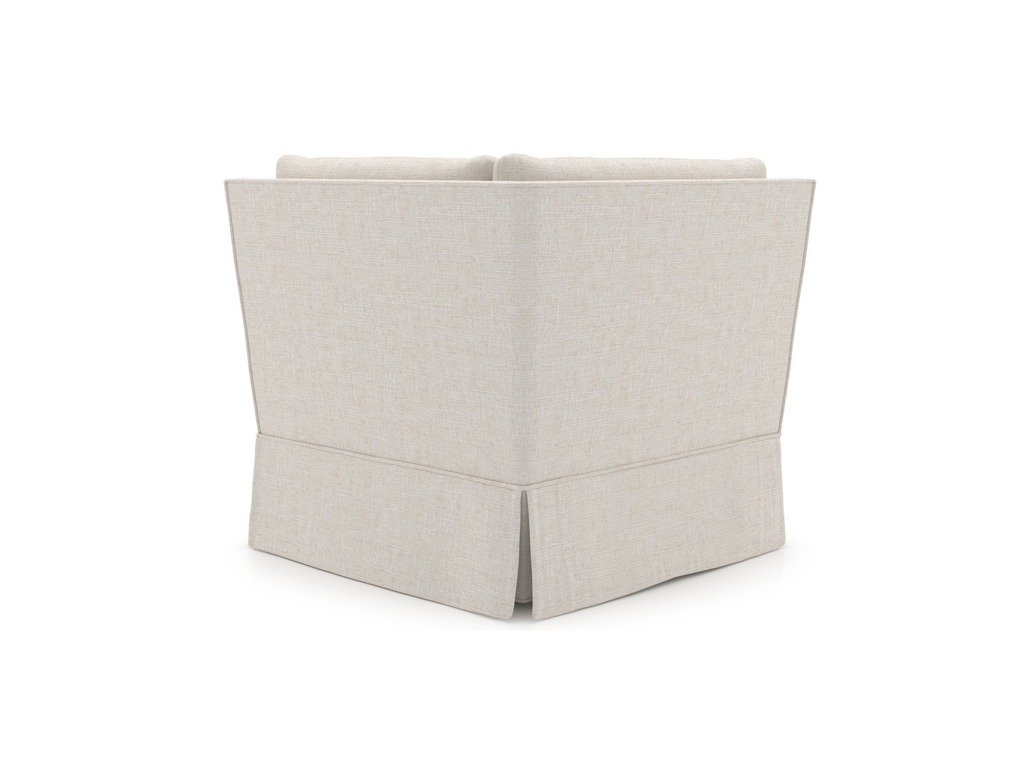 Henri Skirted Corner - Special Order - Silo with a white background