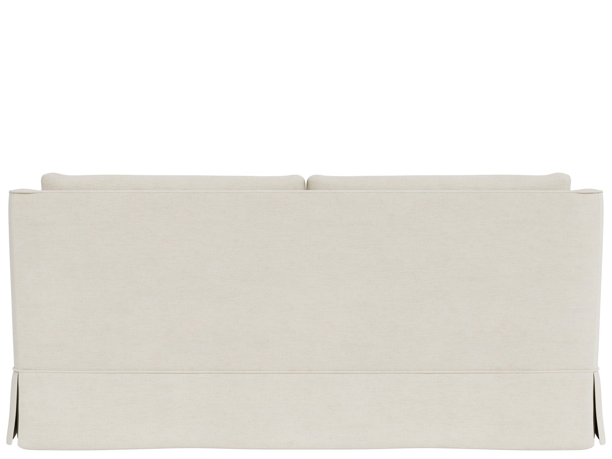 Henri Skirted Apartment Sofa - Special Order - Silo with a white background