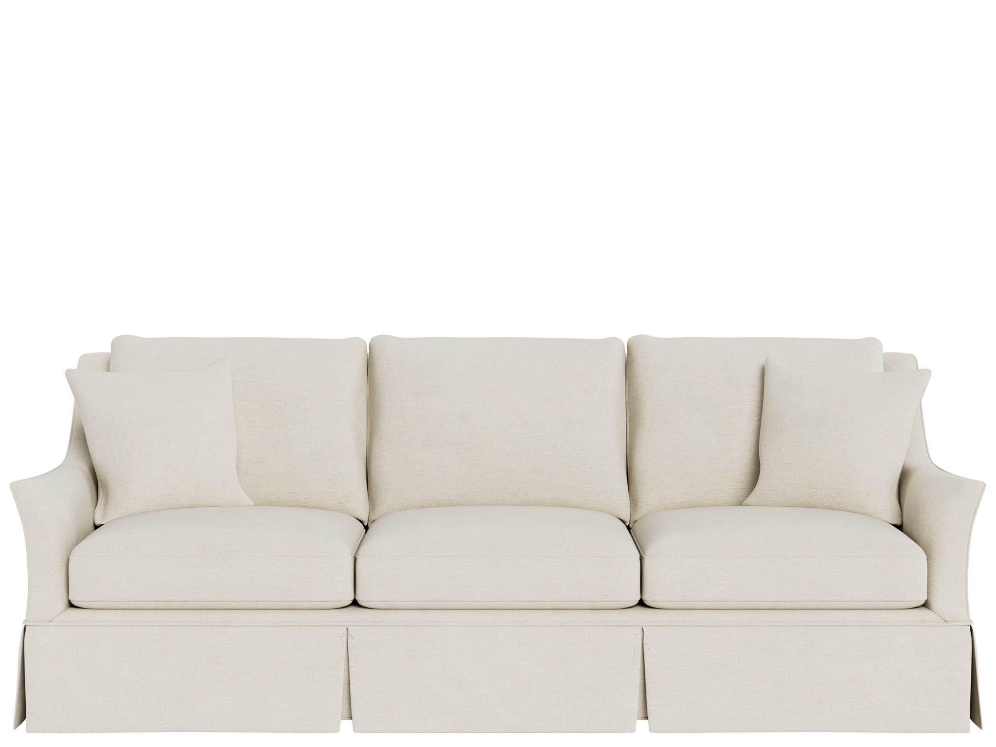 Henri Skirted Sofa - Special Order - Silo with a white background