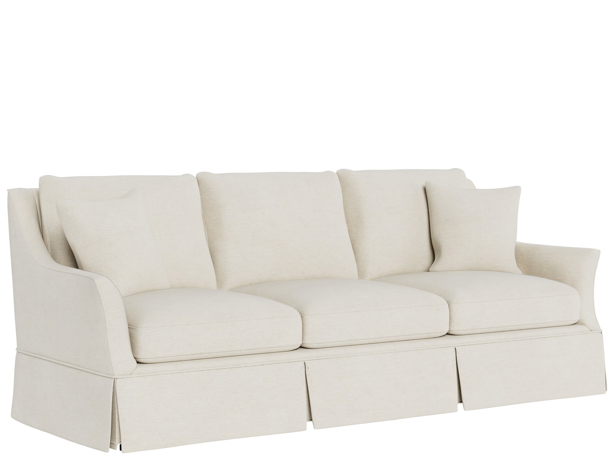 Henri Skirted Sofa - Special Order - Silo with a white background
