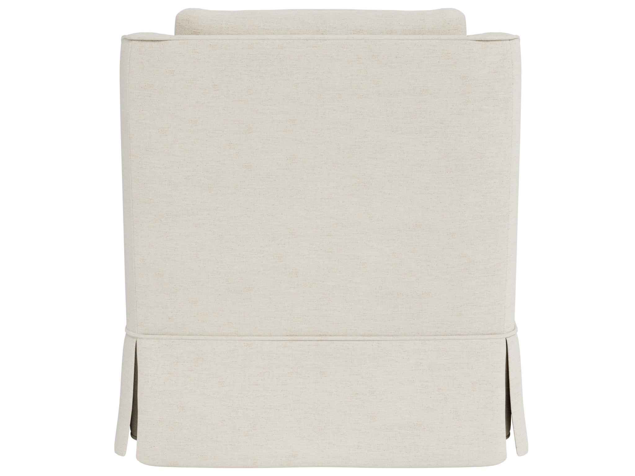 Henri Skirted Swivel Chair - Special Order - Silo with a white background