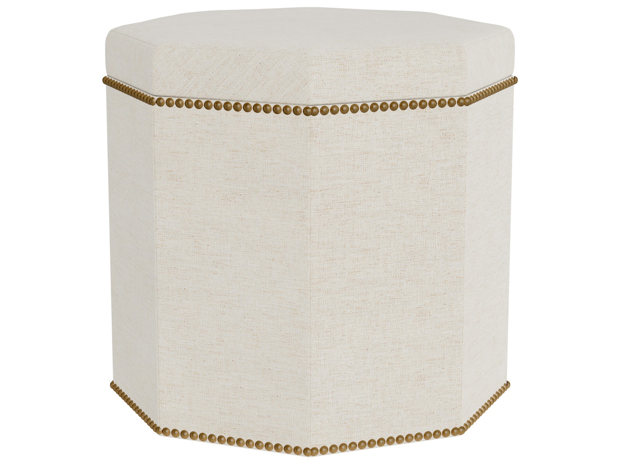 Conrad Small Storage Ottoman - Special Order - Silo with a white background