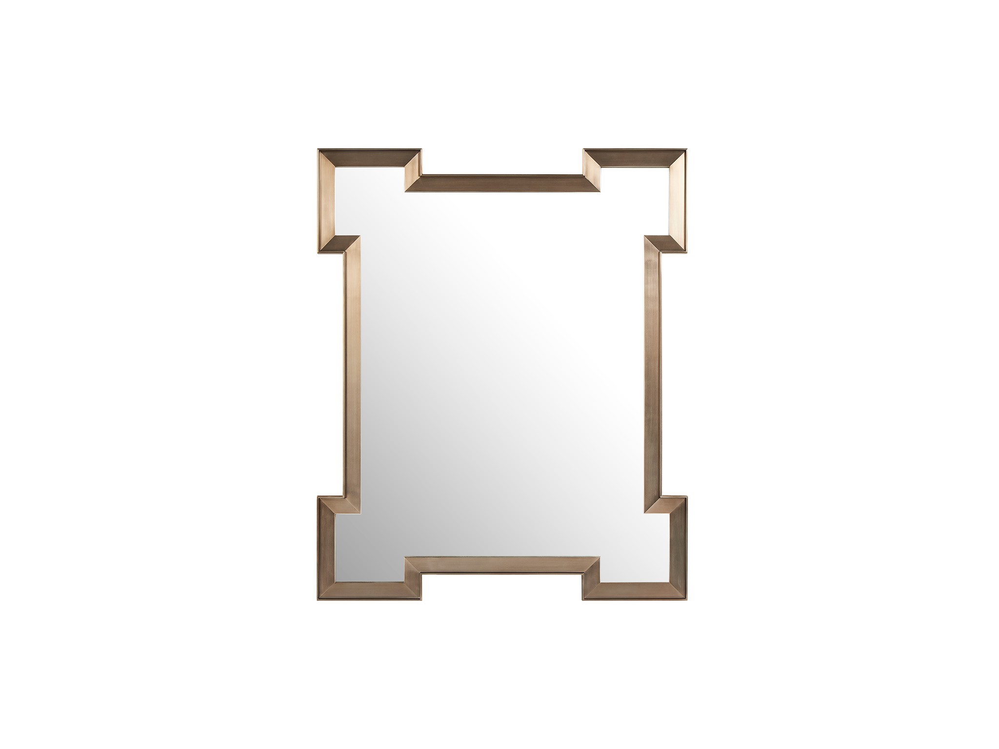 Dusty Bronze Mirror - Silo with a white background
