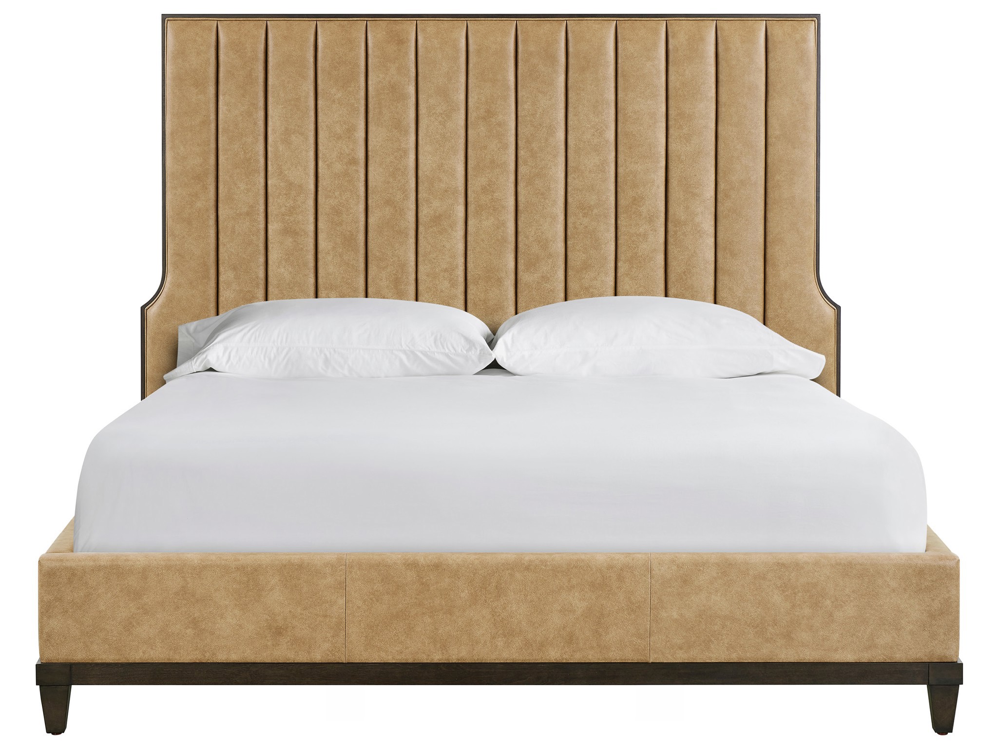 Fenwick Upholstered Bed King - Silo with a white background