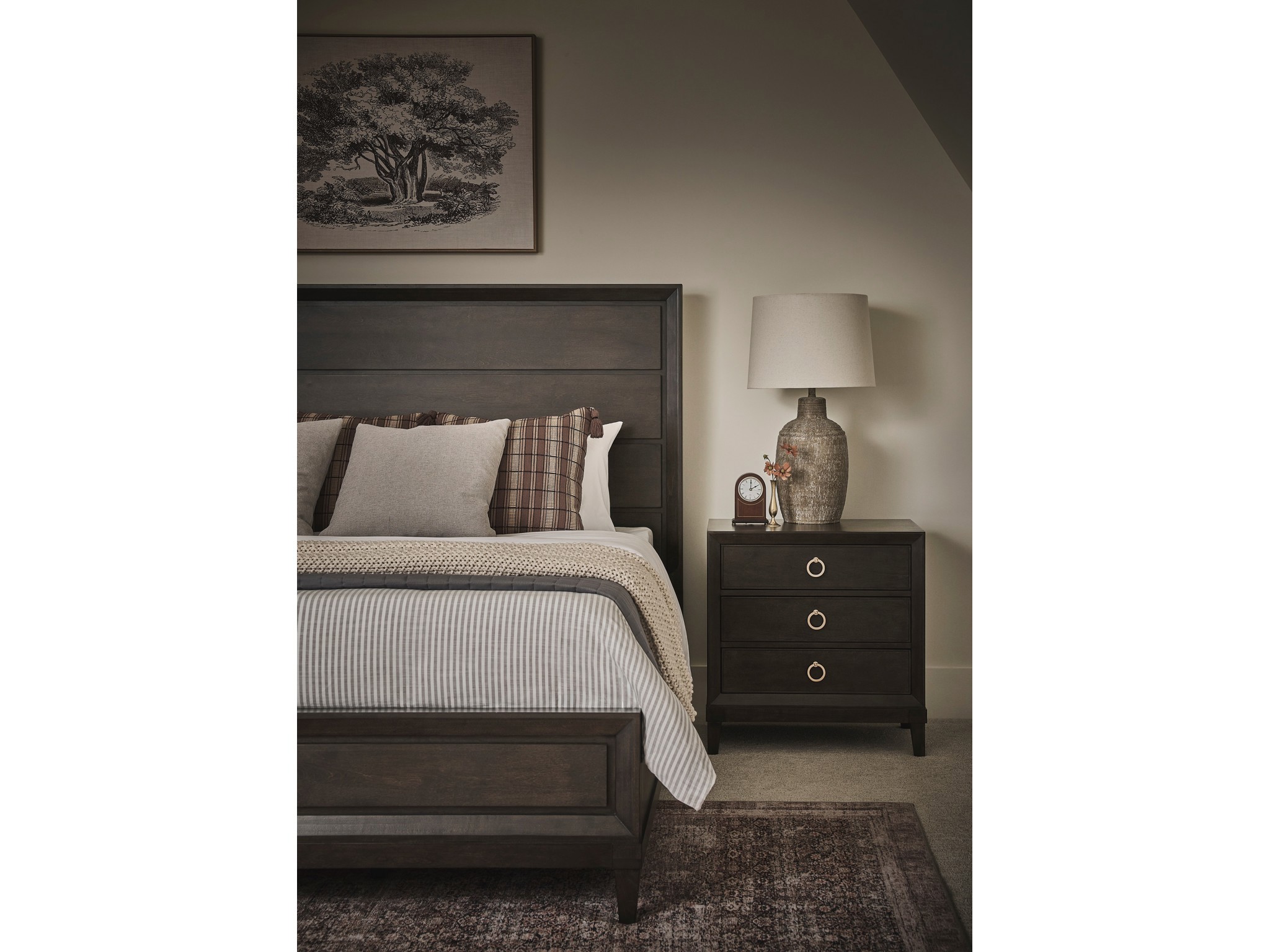 Fenwick Nightstand - Multiple item room scene