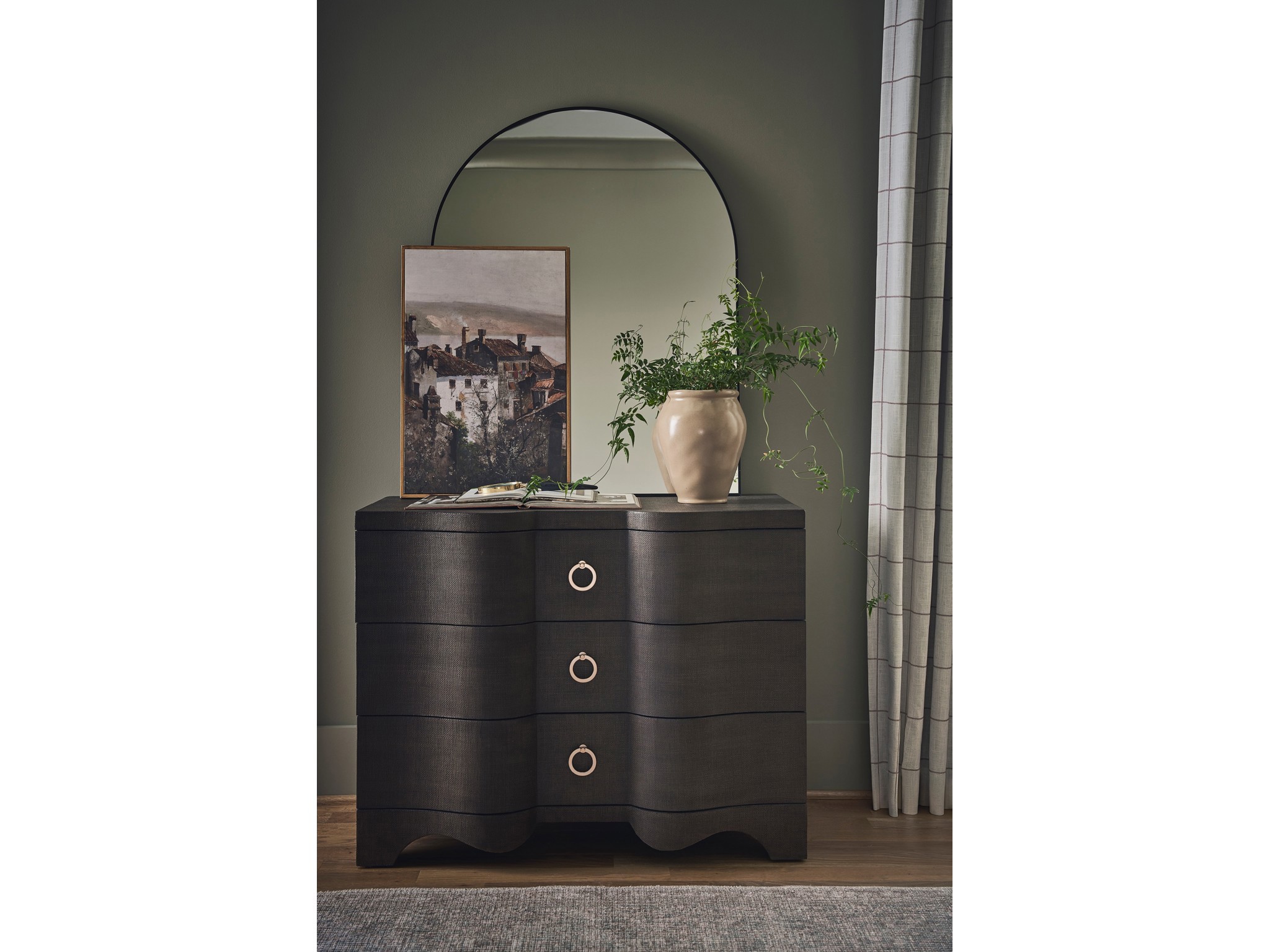 Fenwick Embossed Chest - Multiple item room scene