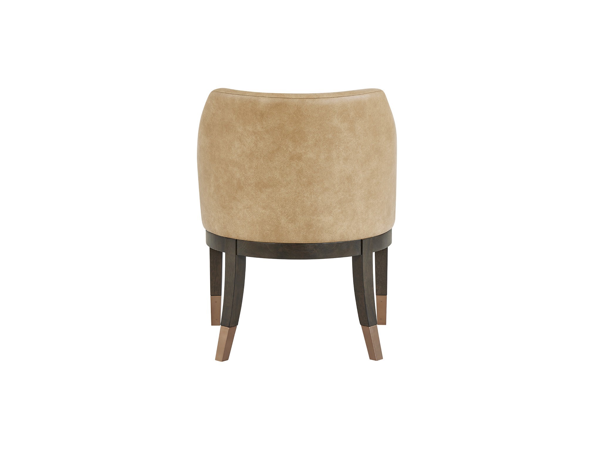 Fenwick Leather Arm Chair - Silo with a white background