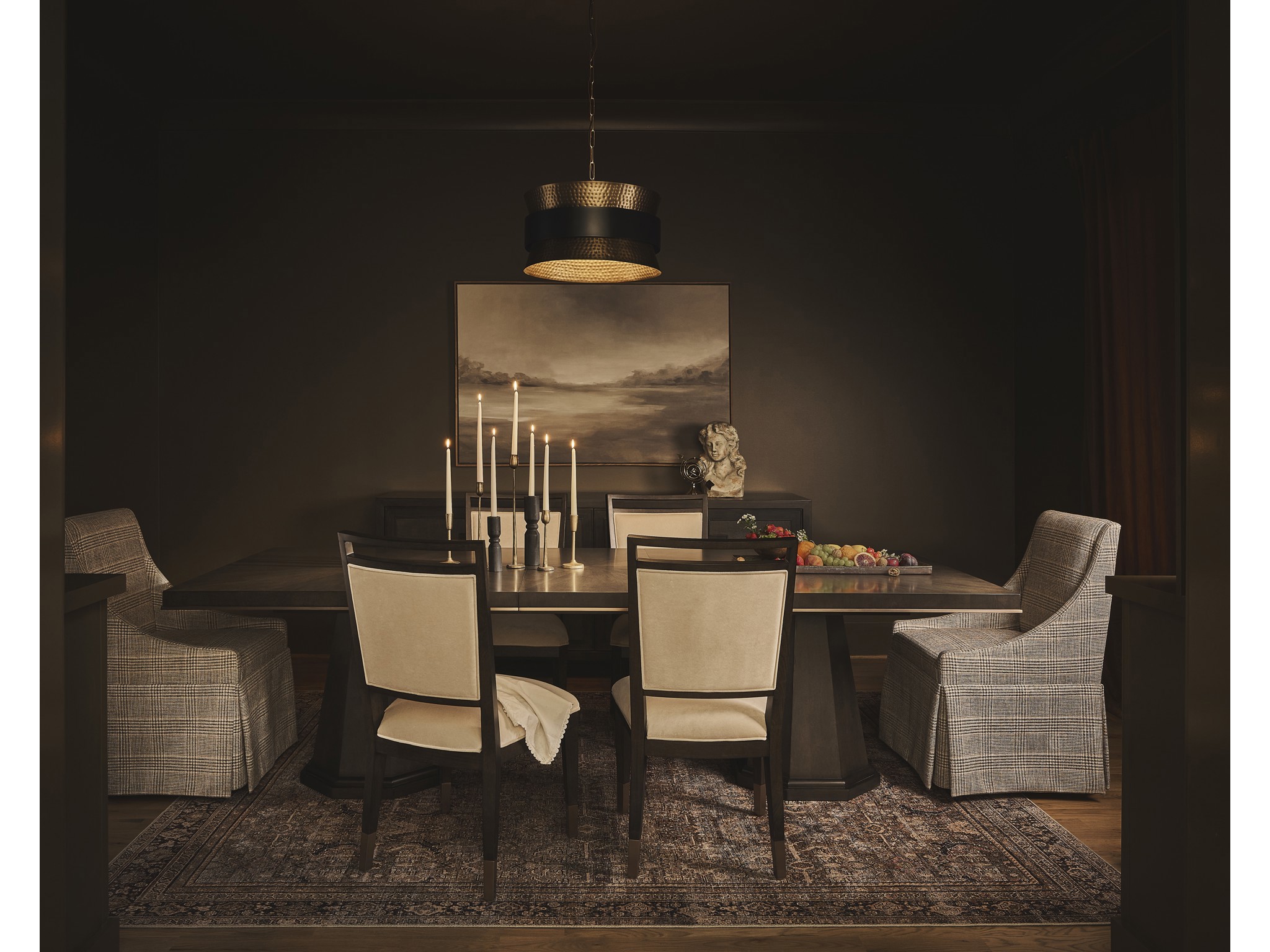Fenwick Dining Table - Multiple item room scene