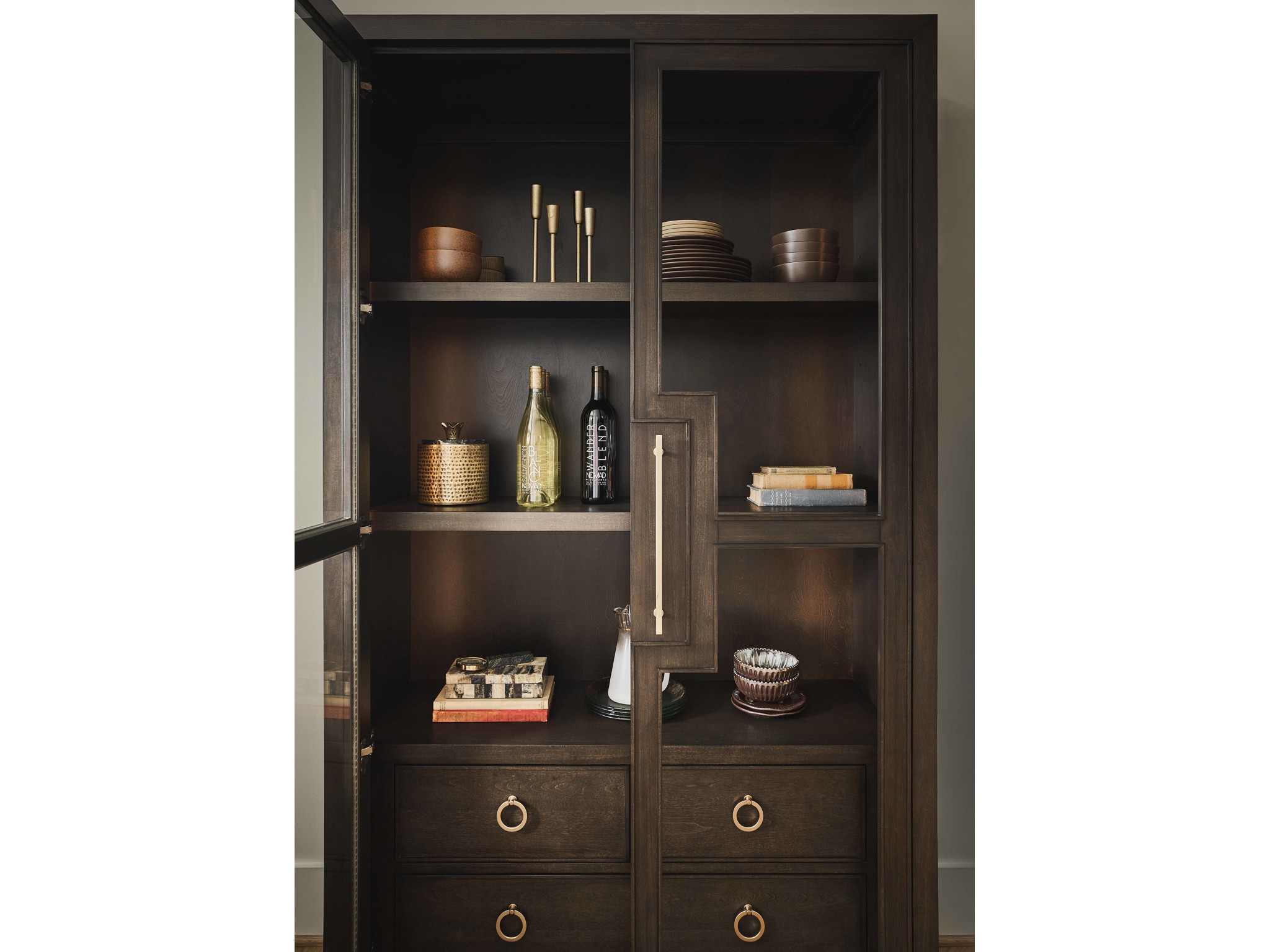 Fenwick Display Cabinet - Multiple item room scene