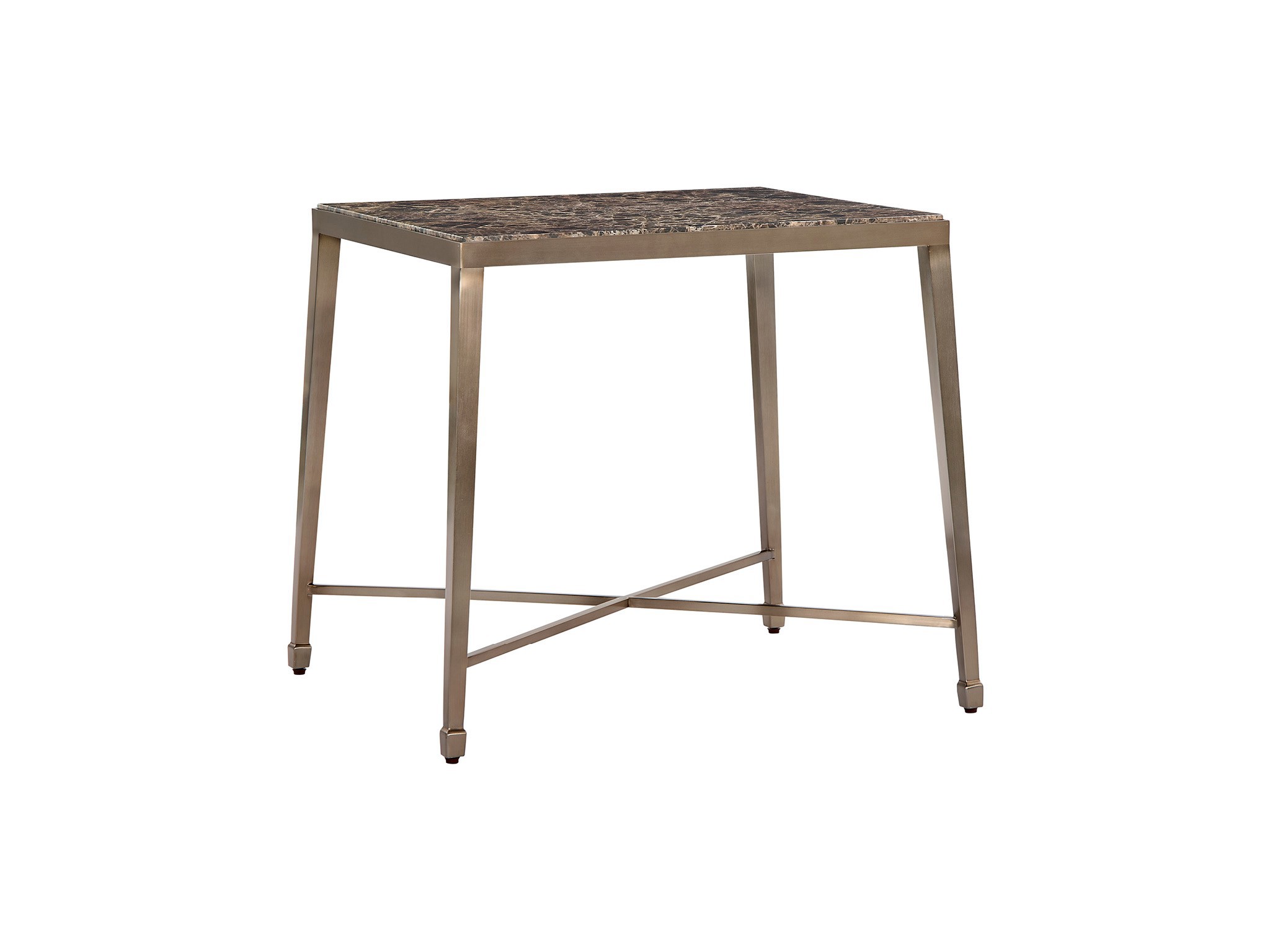 Emperador End Table - Silo with a white background
