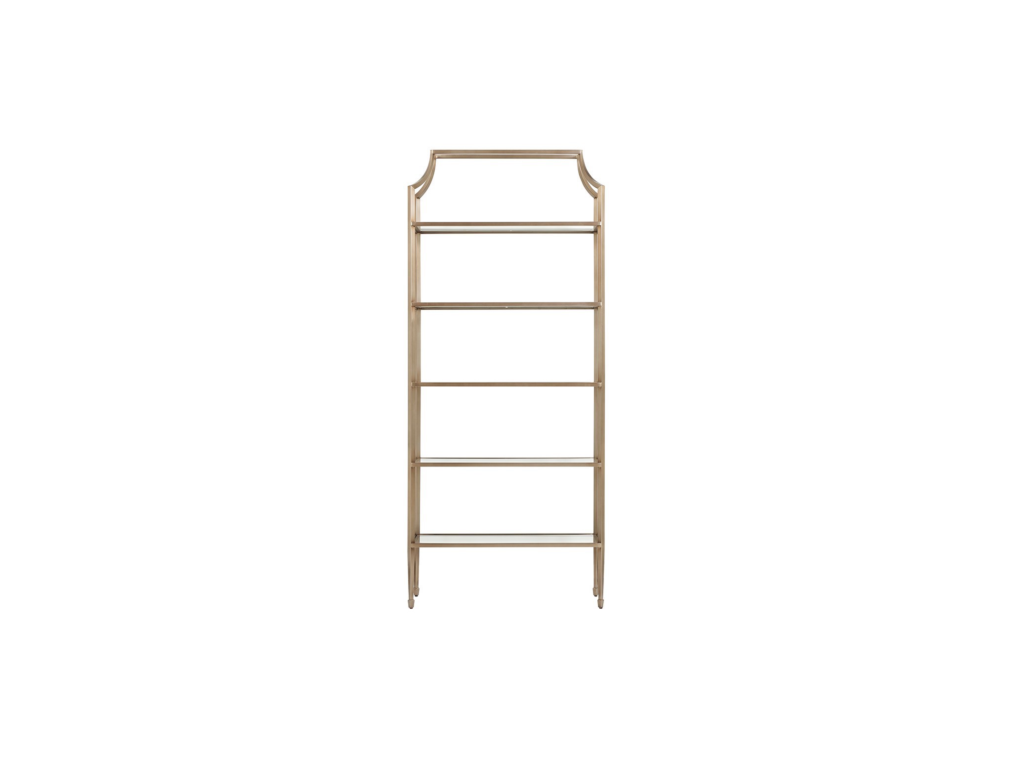 Dusty Bronze Etagere - Silo with a white background