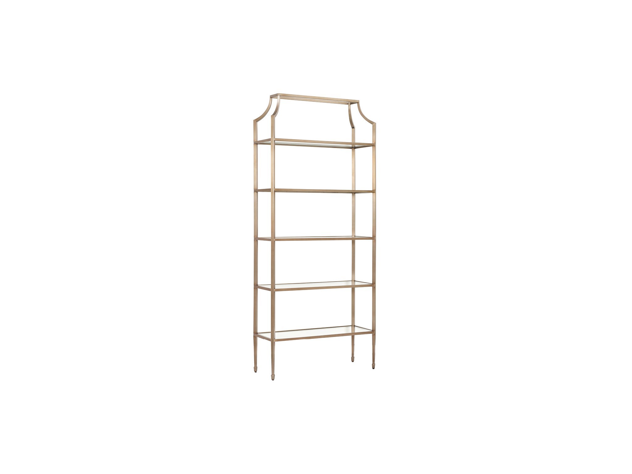 Dusty Bronze Etagere - Silo with a white background
