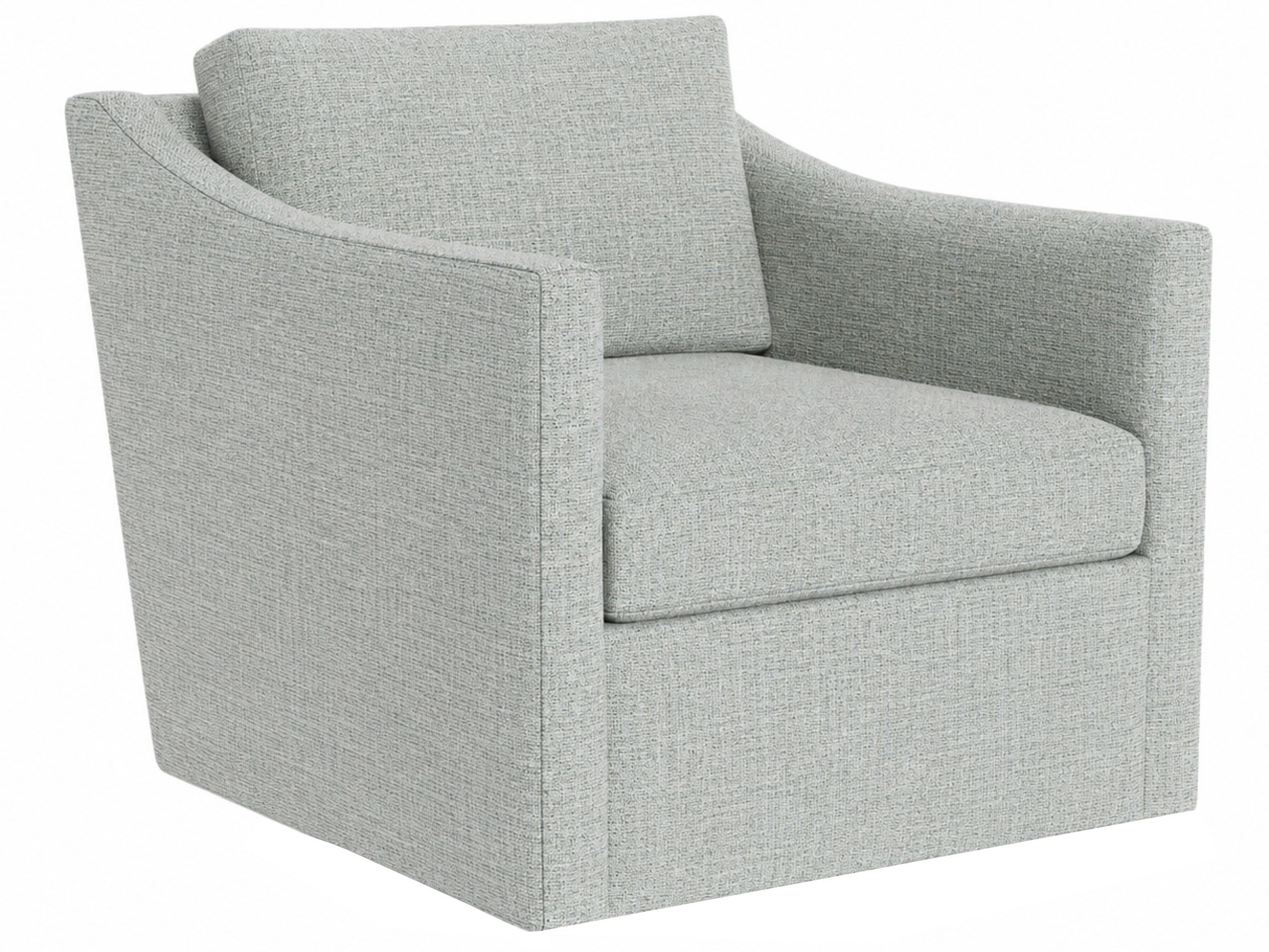 Asher Swivel Chair - Silo with a white background