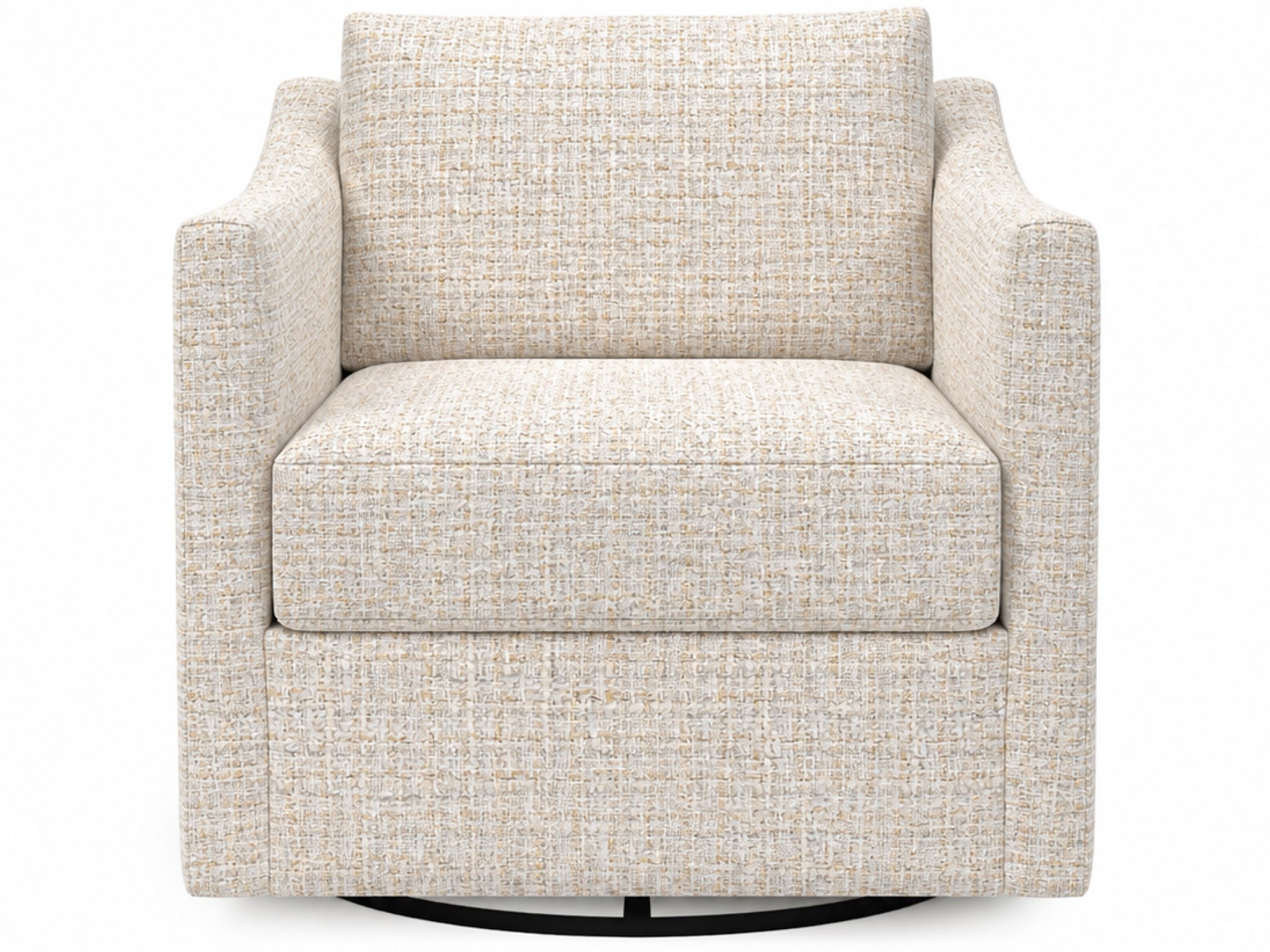 Asher Swivel Chair - Silo with a white background