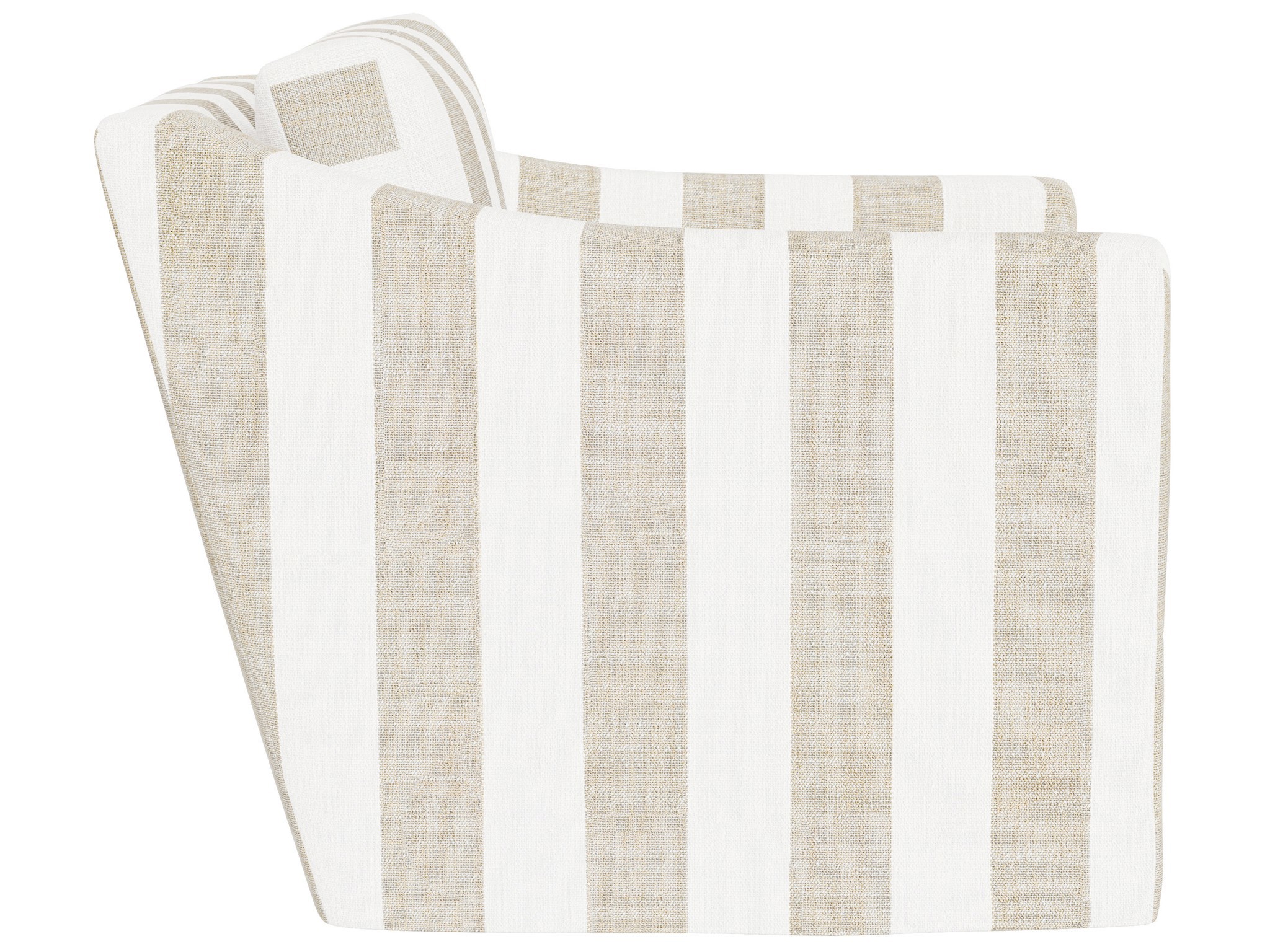 Asher Slipcover Swivel Chair Outdoor-Special Order - Silo with a white background