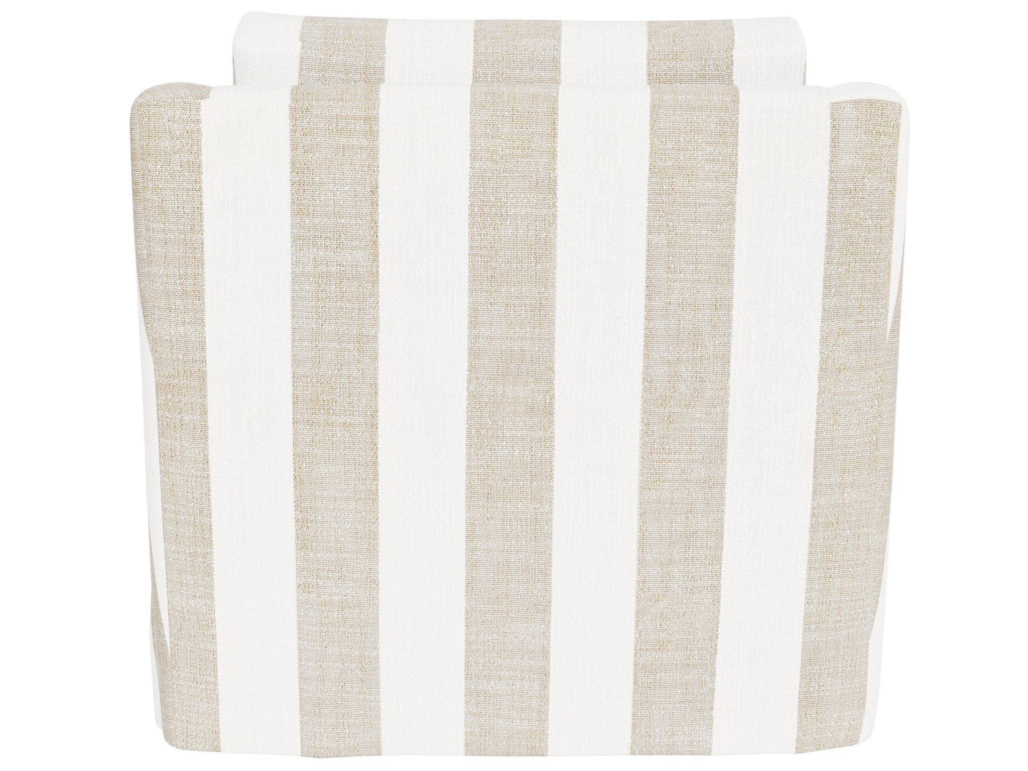 Asher Slipcover Swivel Chair Outdoor-Special Order - Silo with a white background