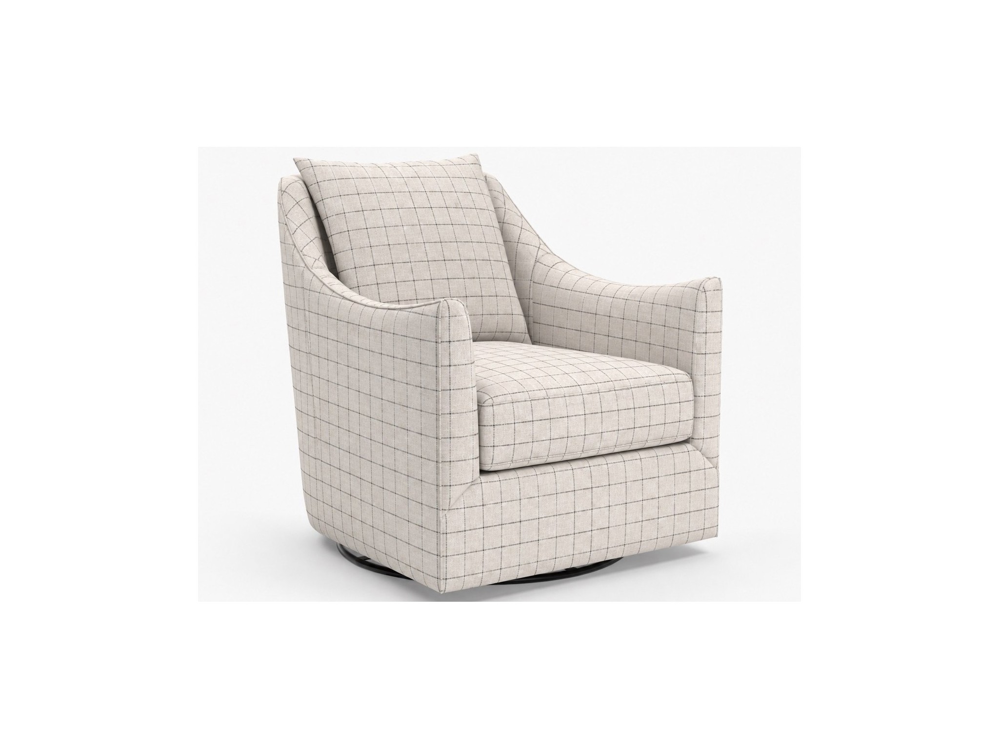 Portia Swivel Glider - Silo with a white background