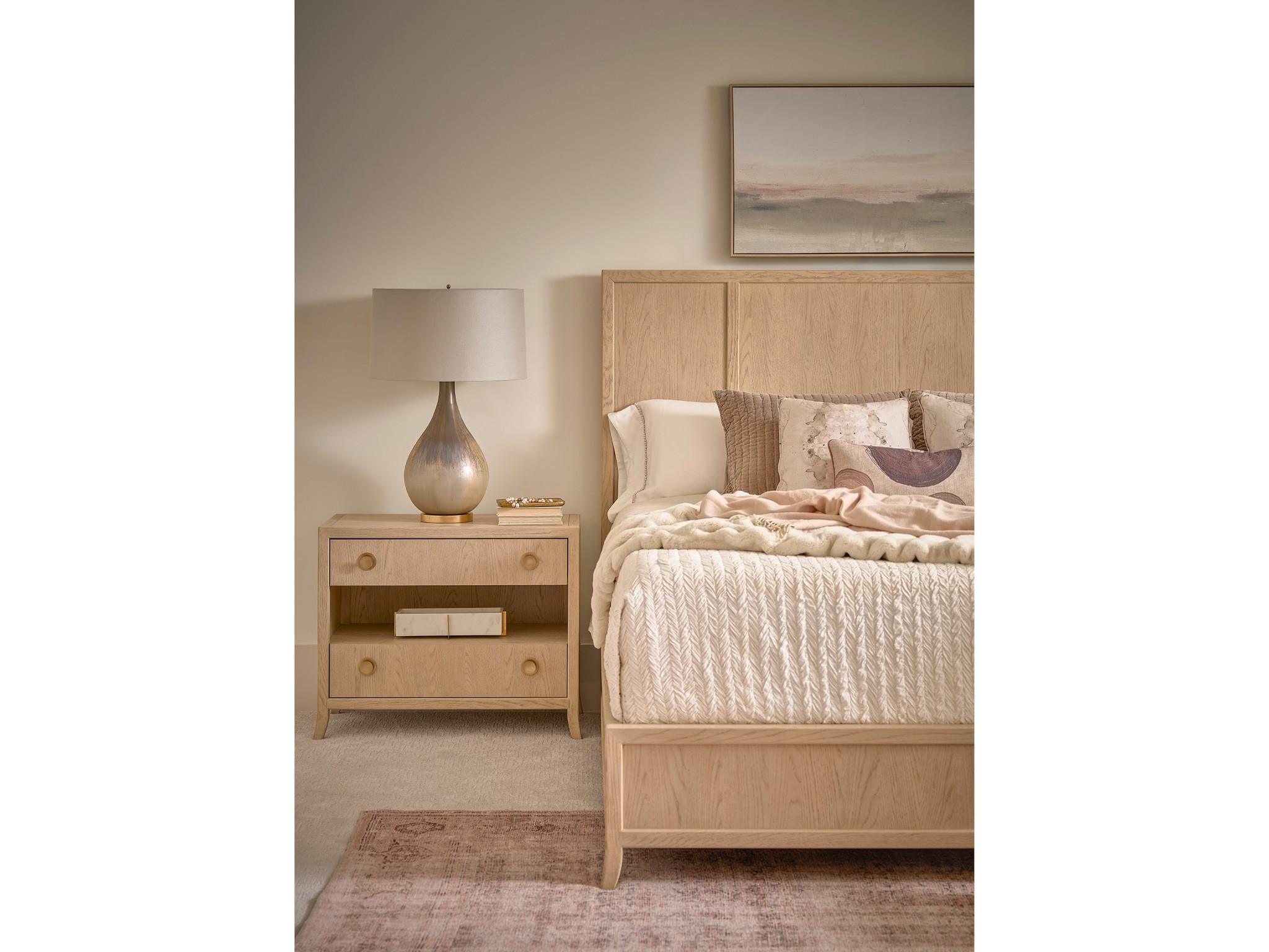 Velora Nightstand - Multiple item room scene