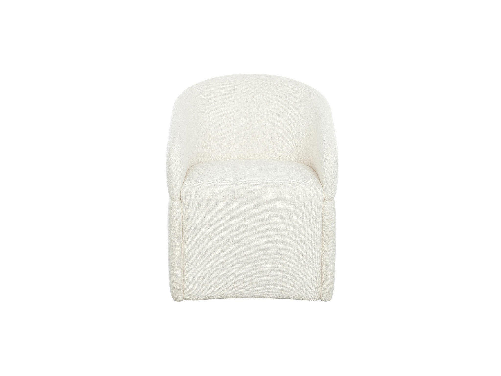 Upholstered Arm Chair - Silo with a white background