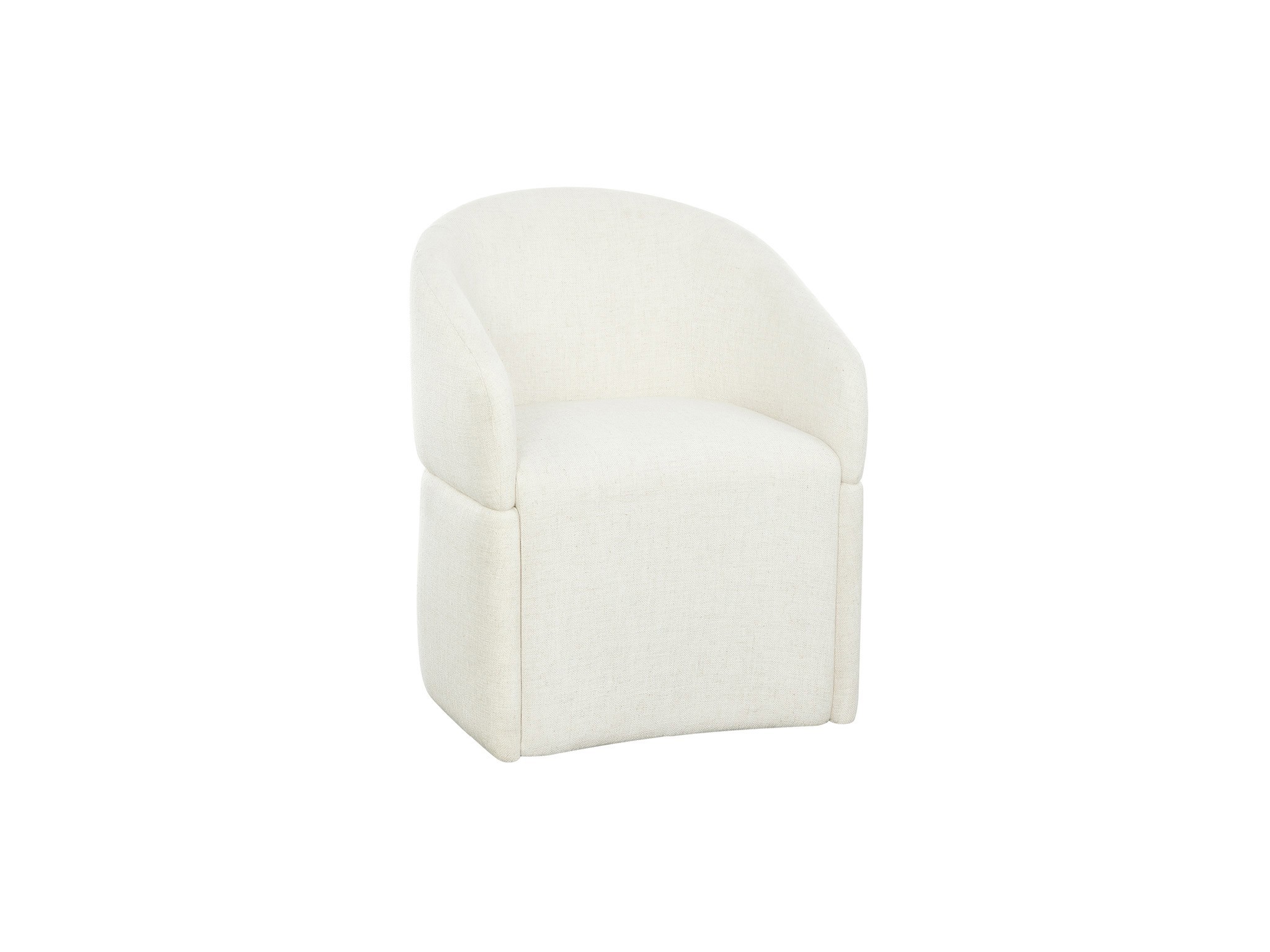Upholstered Arm Chair - Silo with a white background