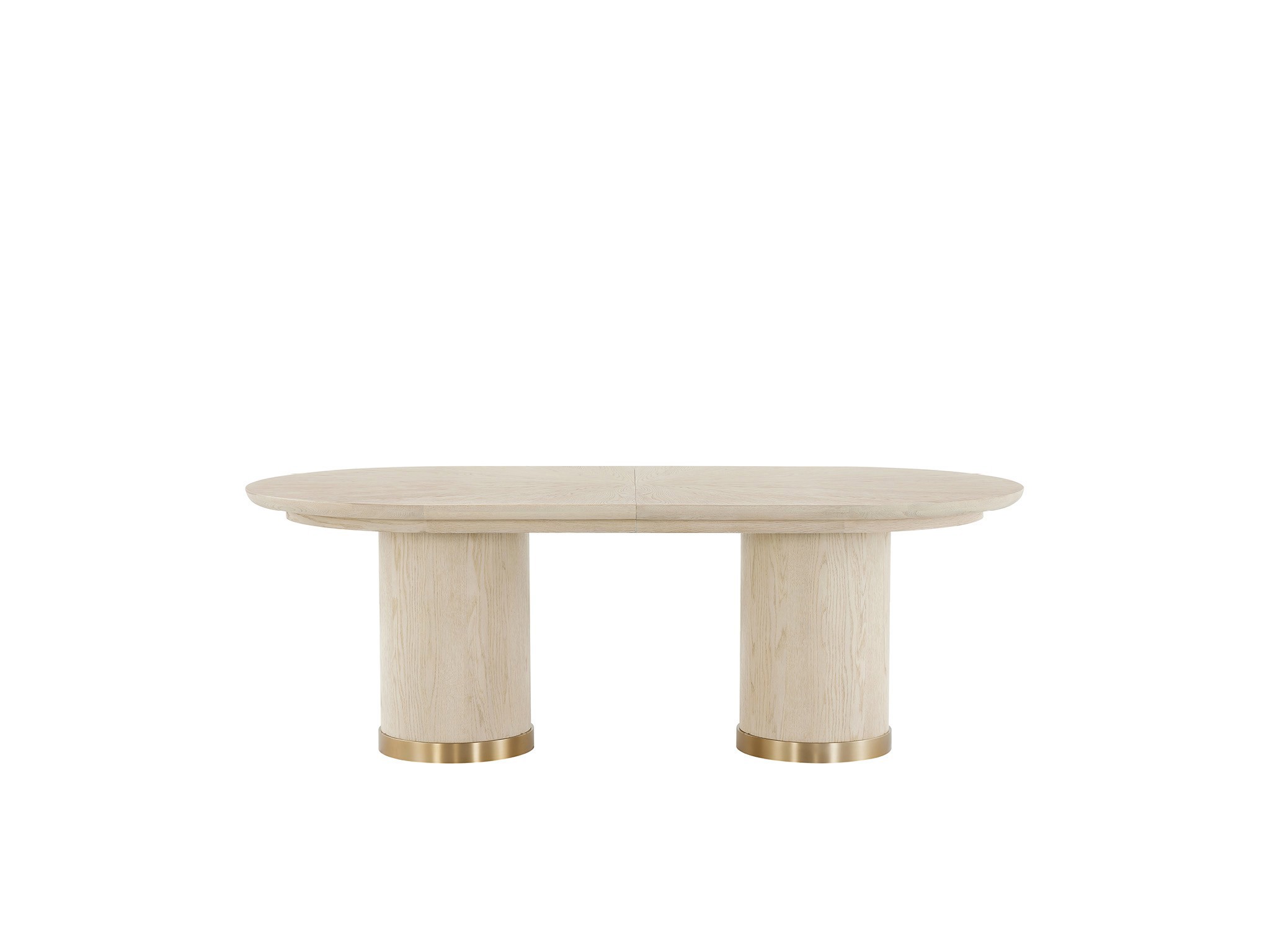 Velora Oval Dining Table - Silo with a white background