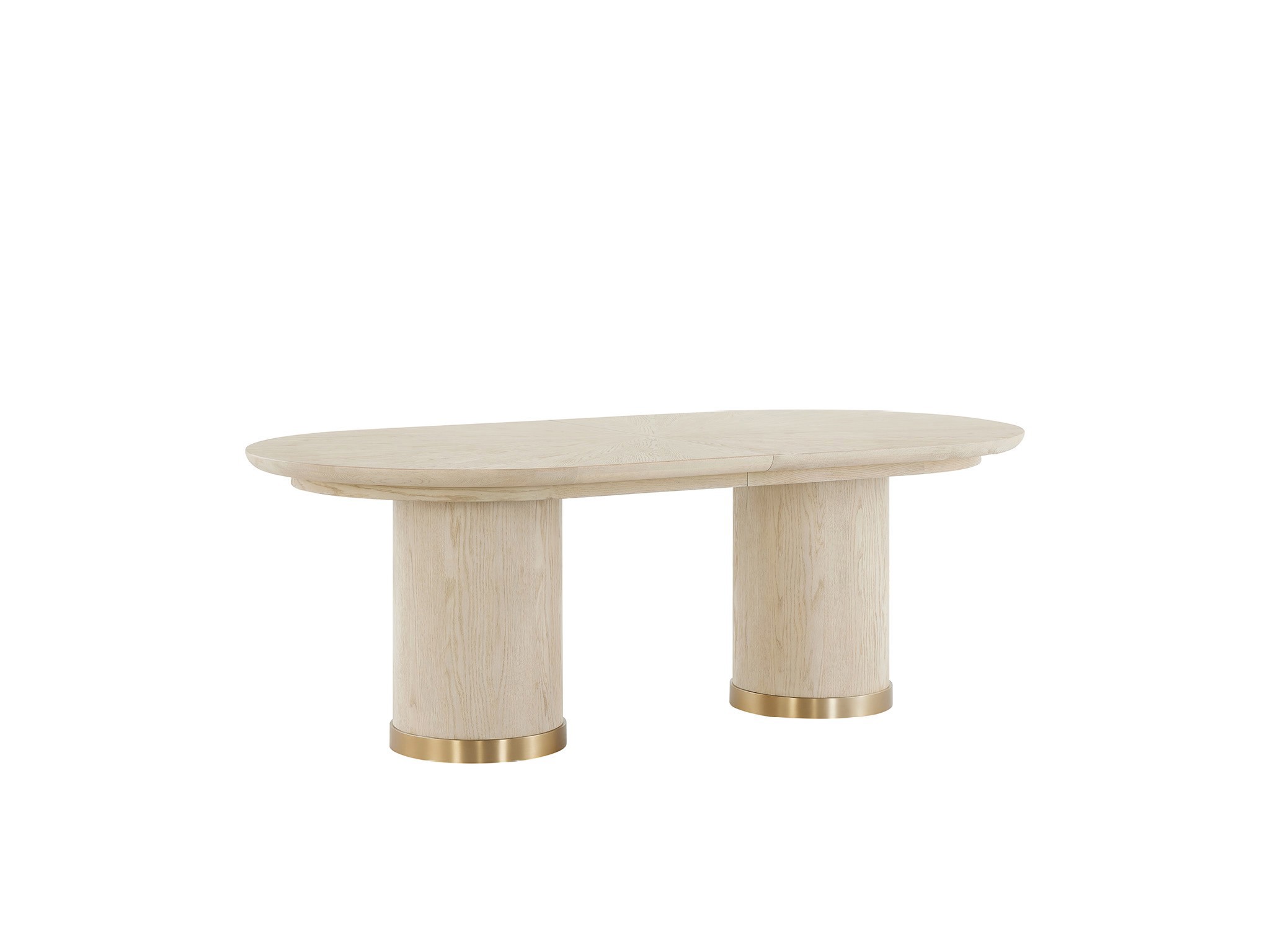 Velora Oval Dining Table - Silo with a white background