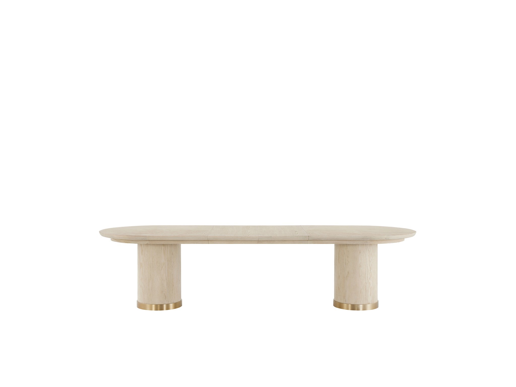 Velora Oval Dining Table - Silo with a white background