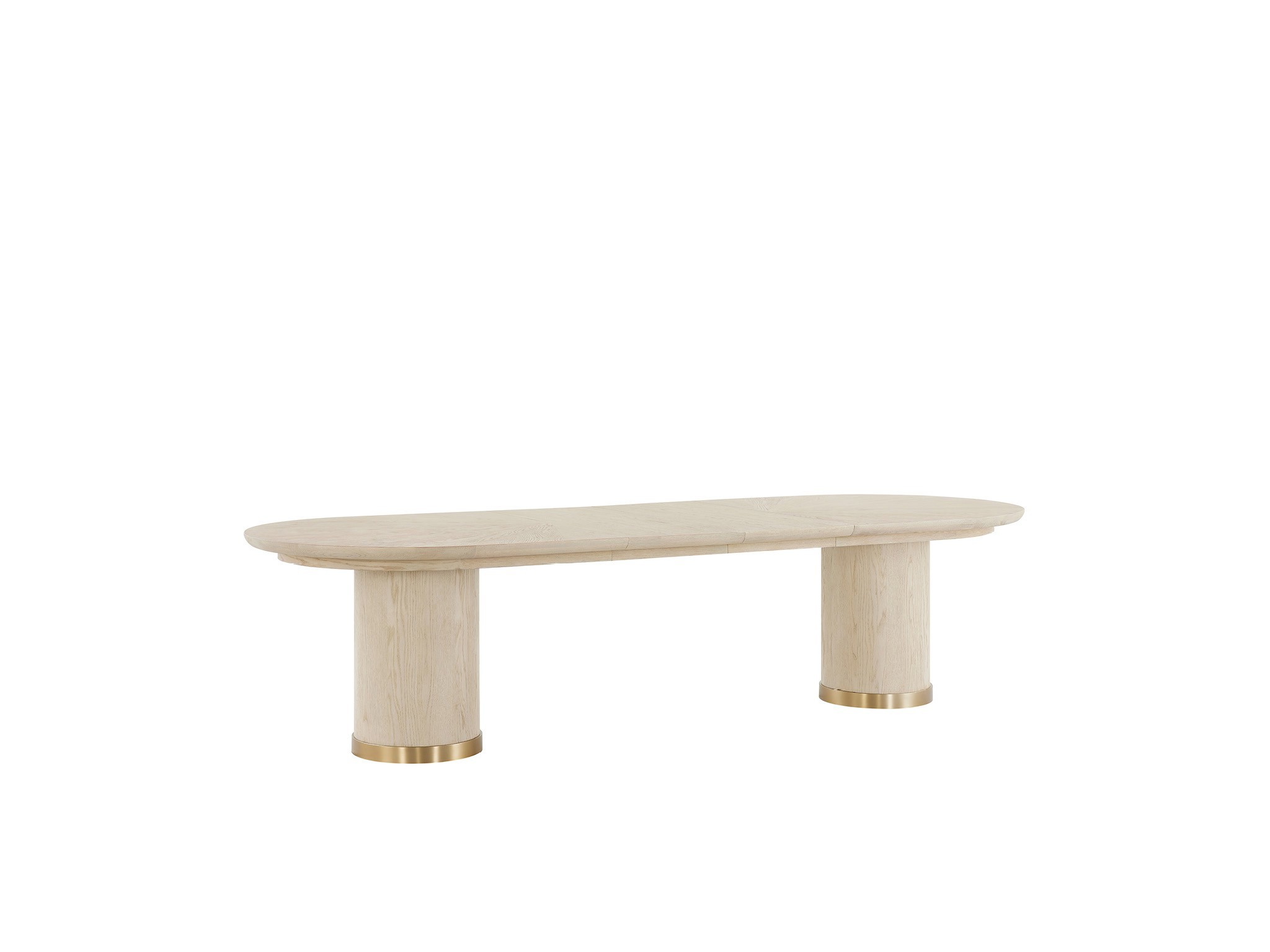 Velora Oval Dining Table - Silo with a white background
