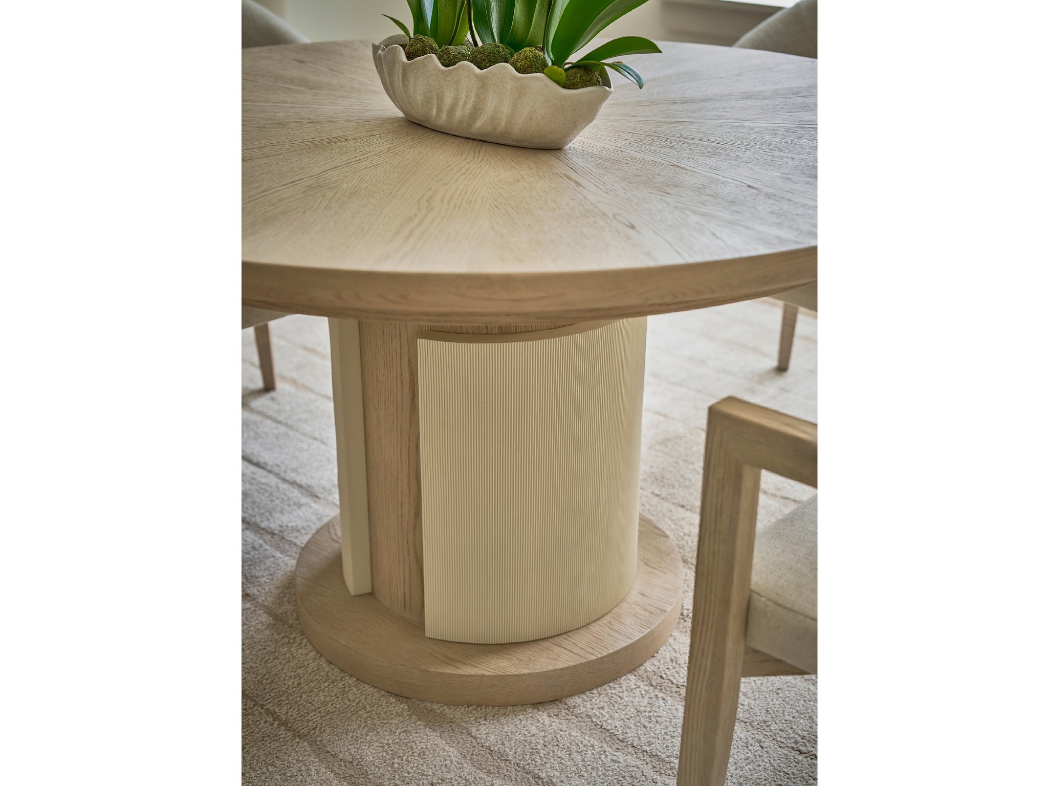Velora Round Dining Table - Multiple item room scene