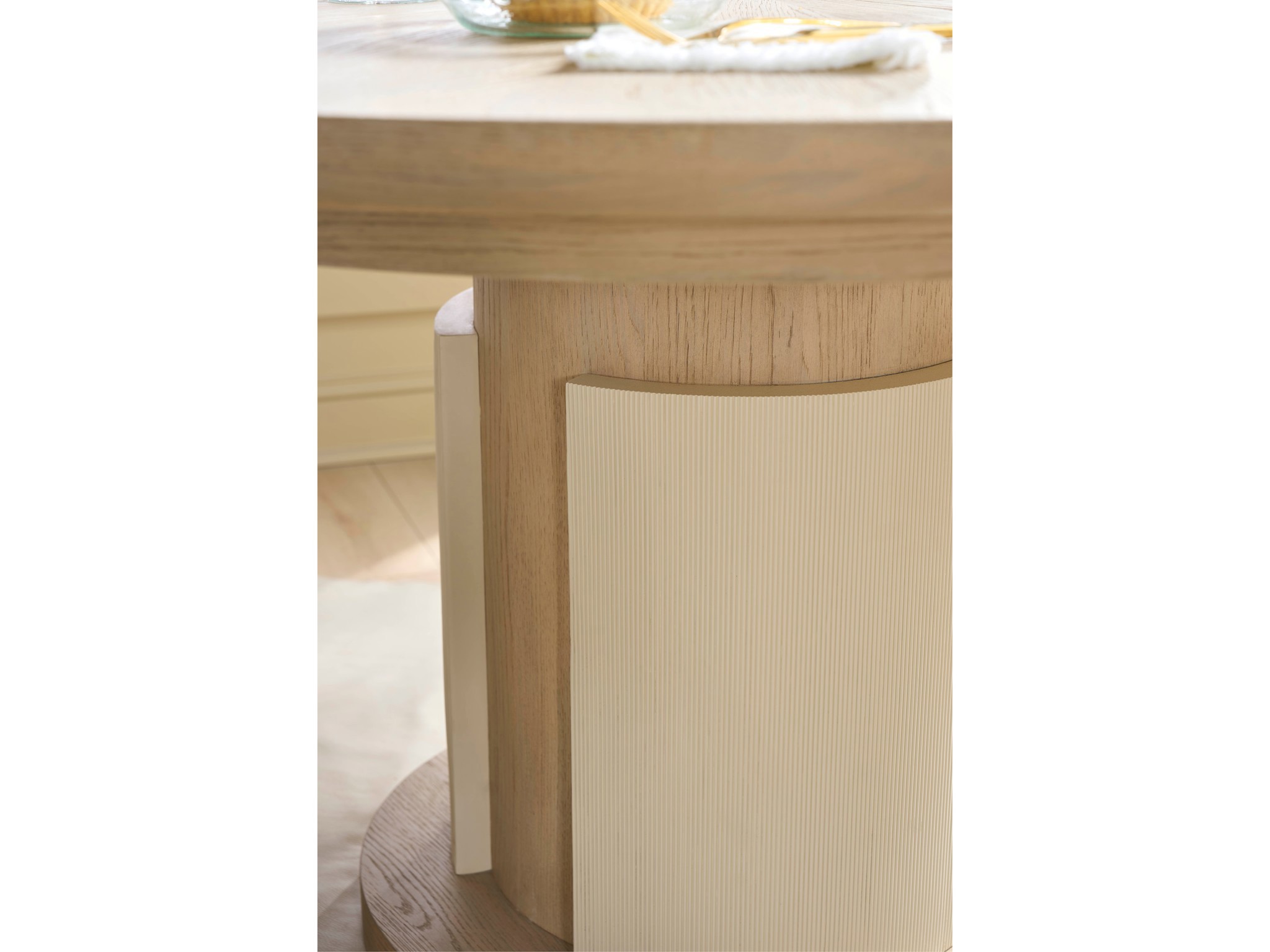 Velora Round Dining Table - Multiple item room scene