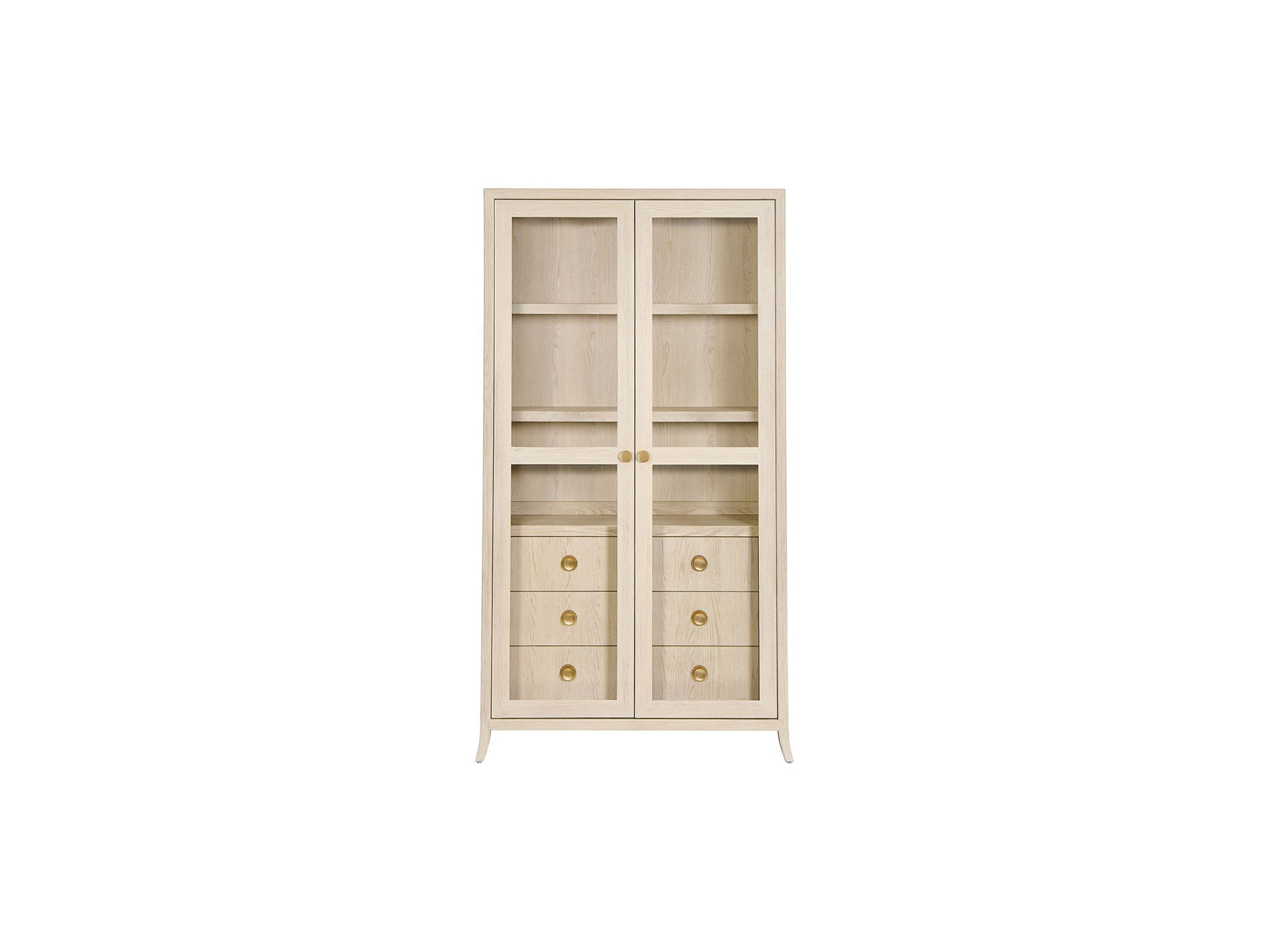 Velora Display Cabinet - Silo with a white background