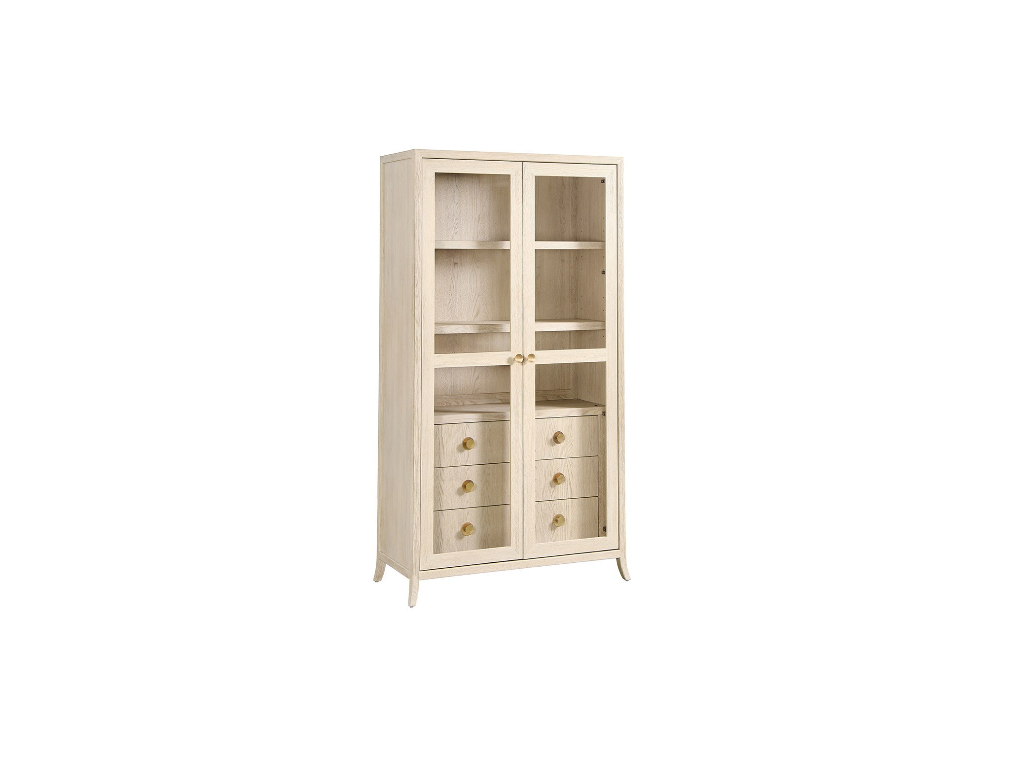Velora Display Cabinet - Silo with a white background